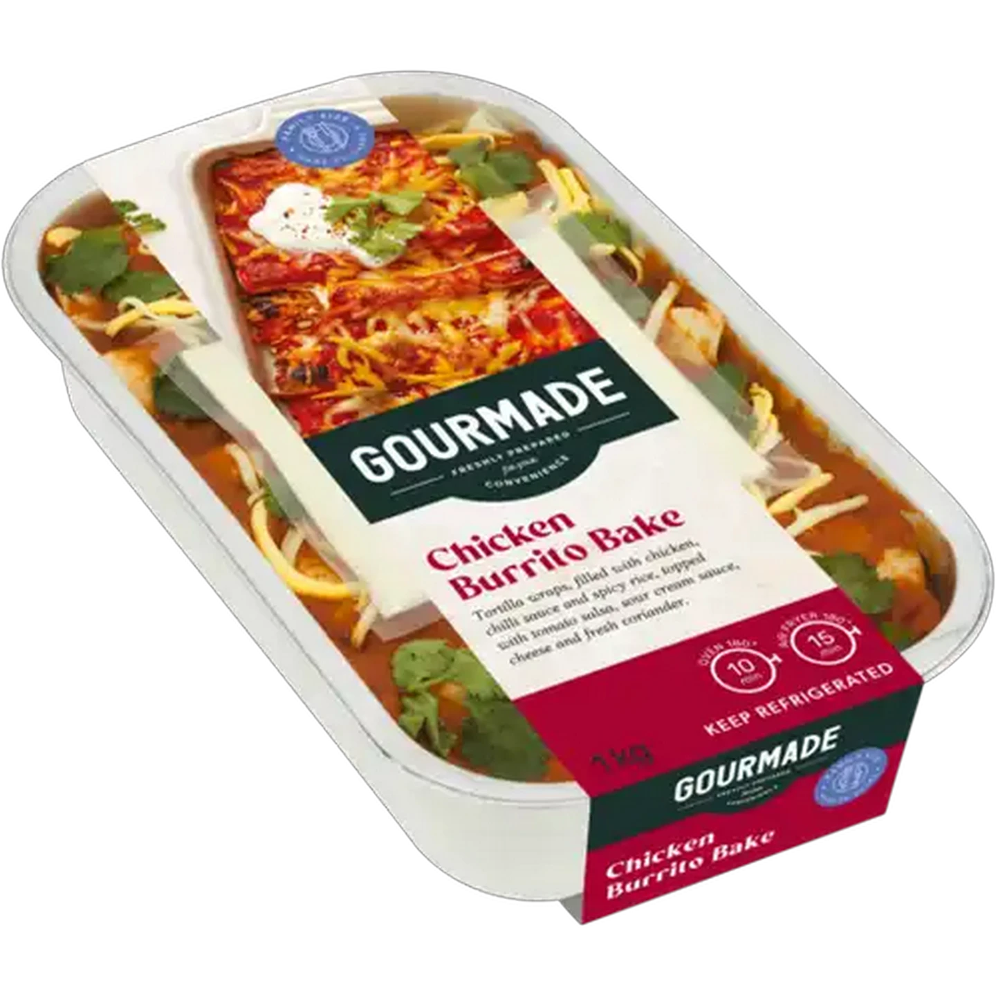 Image of Gourmade Chicken Burrito Bake 1kg