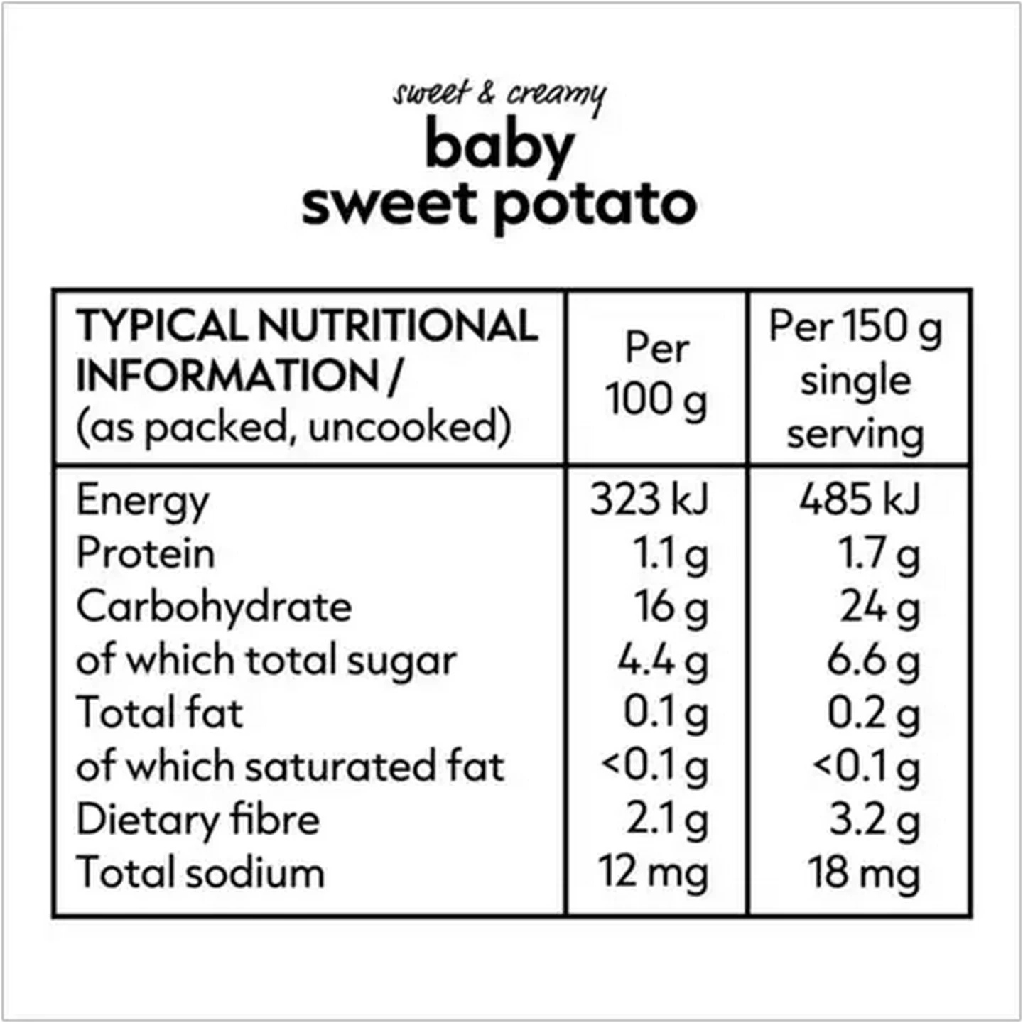 Image of Baby Sweet Potatoes 650g