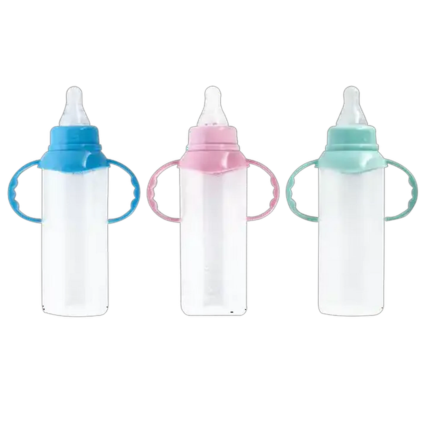 Image of Nu Ware Basic Handle Feeding Bottle 250ml (Colour May Vary)