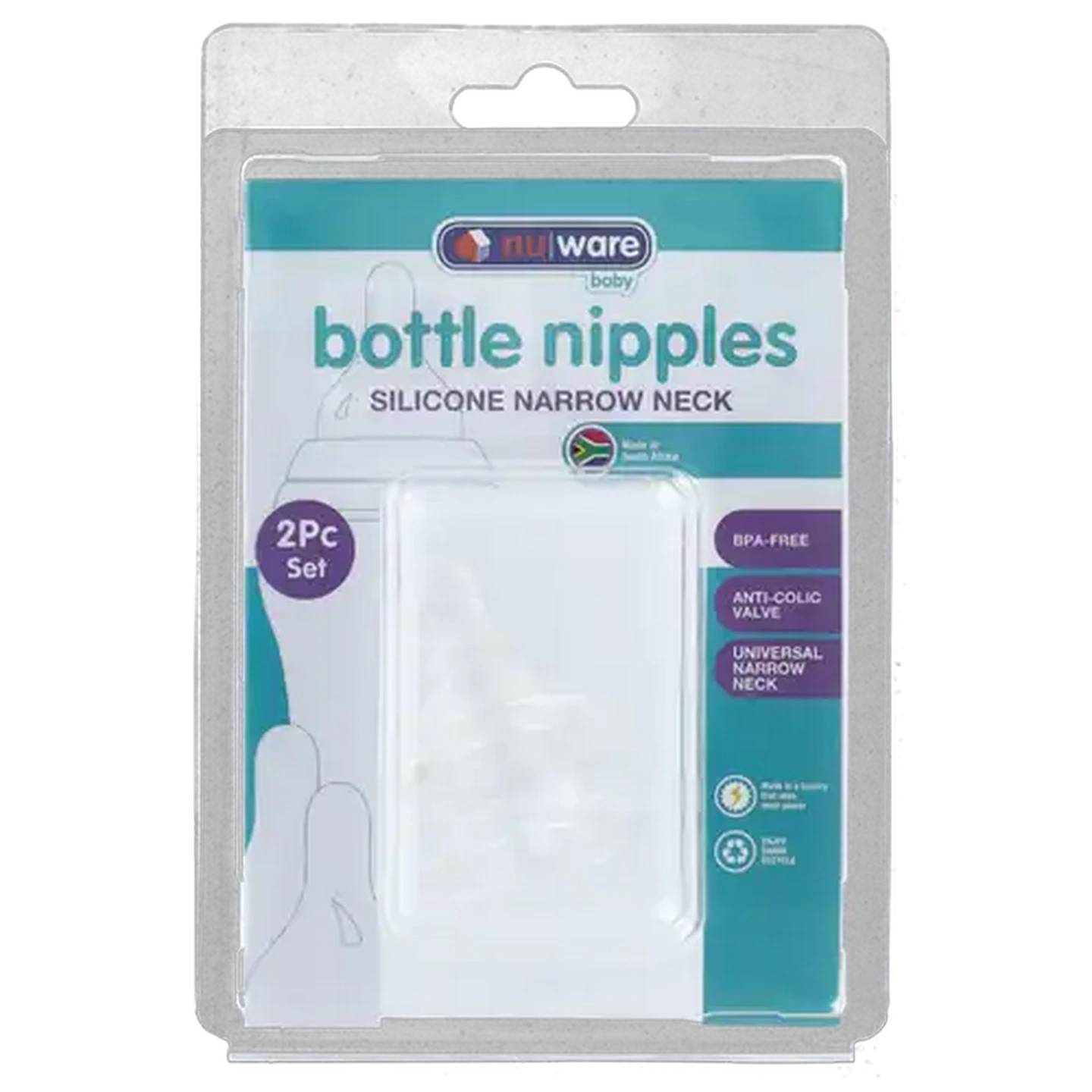Image of Nu Ware Regular Teats 2 Pack
