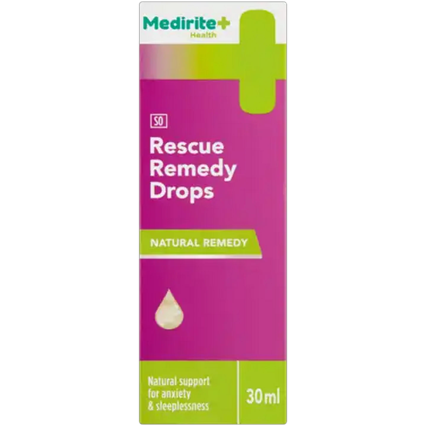 Image of Medirite Rescue Remedy Drops 30ml