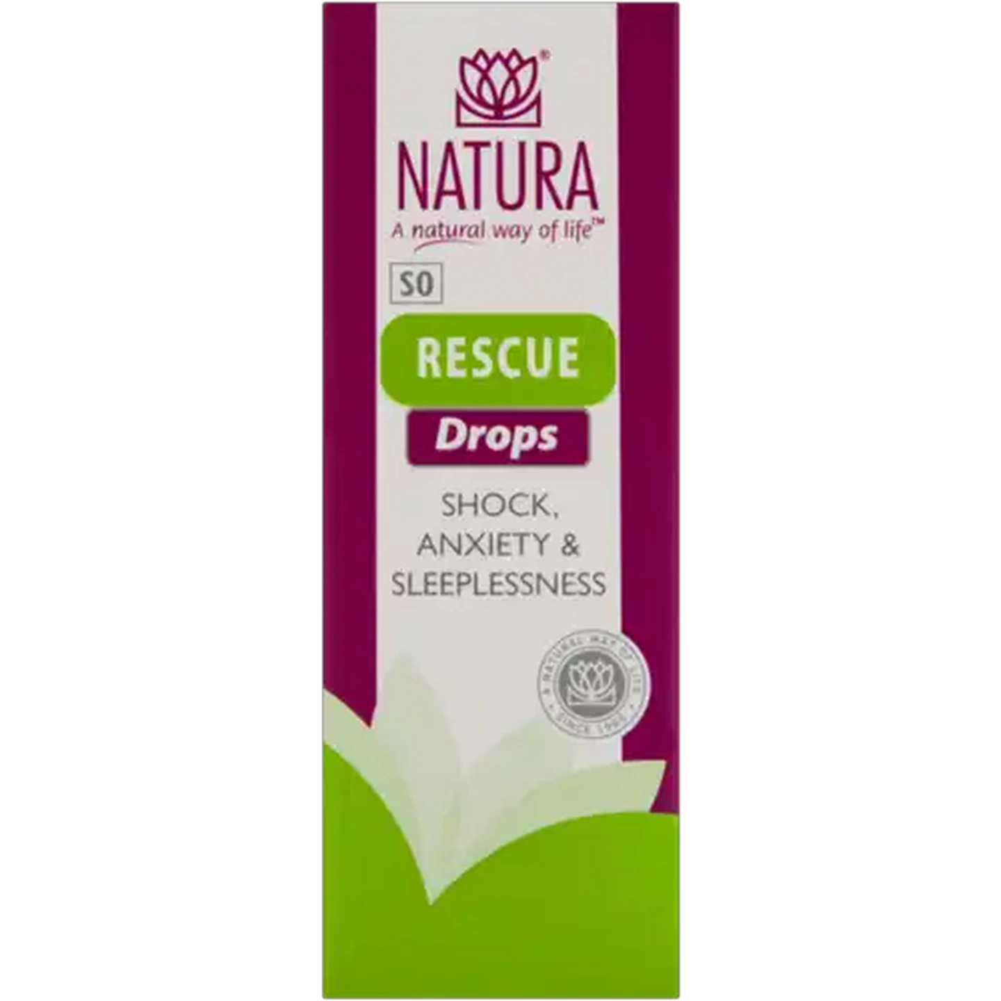 Image of Natura Rescue Homeopathic Drops 25ml