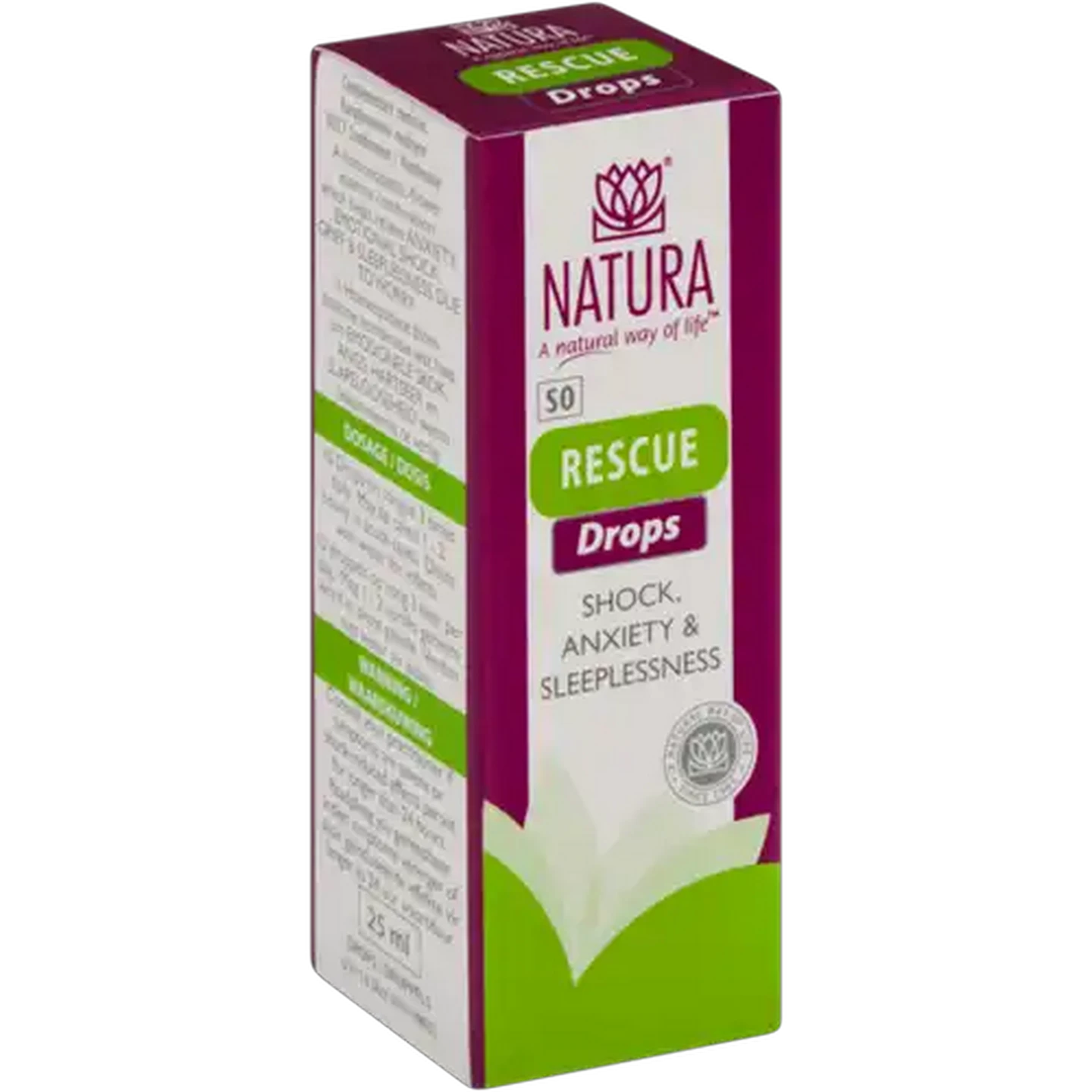 Image of Natura Rescue Homeopathic Drops 25ml