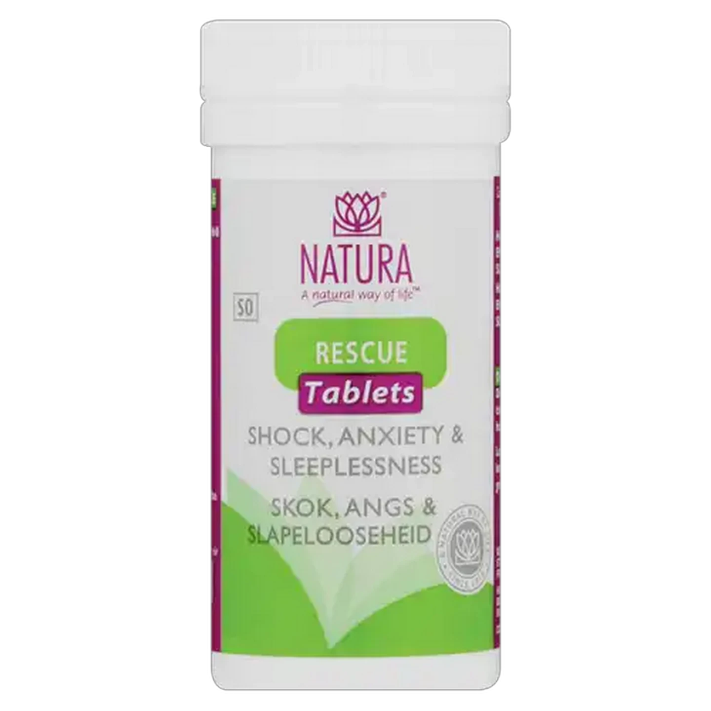 Image of Natura Rescue Homeopathic Tablets 150 Pack