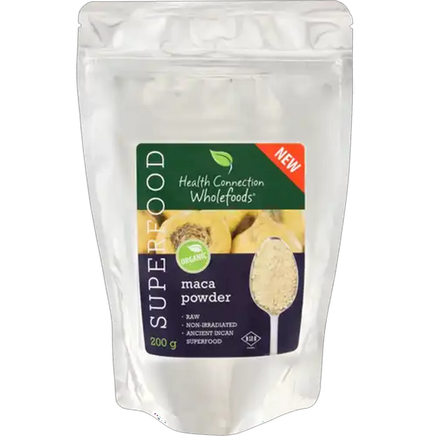Image of Health Connection Wholefoods Organic Maca Root Powder 200g