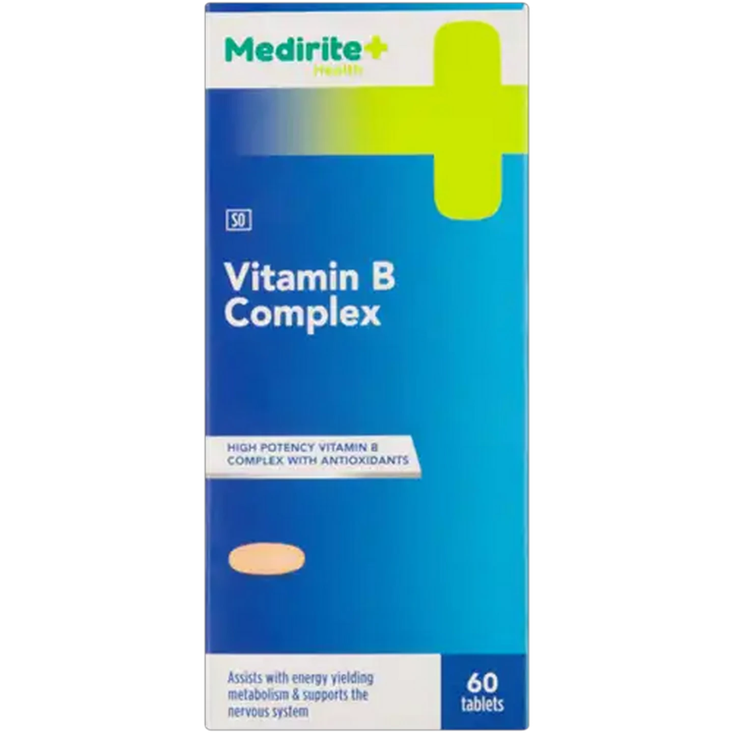 Image of Medirite Pharmacy Vitamin B Complex Tablets 60 Pack