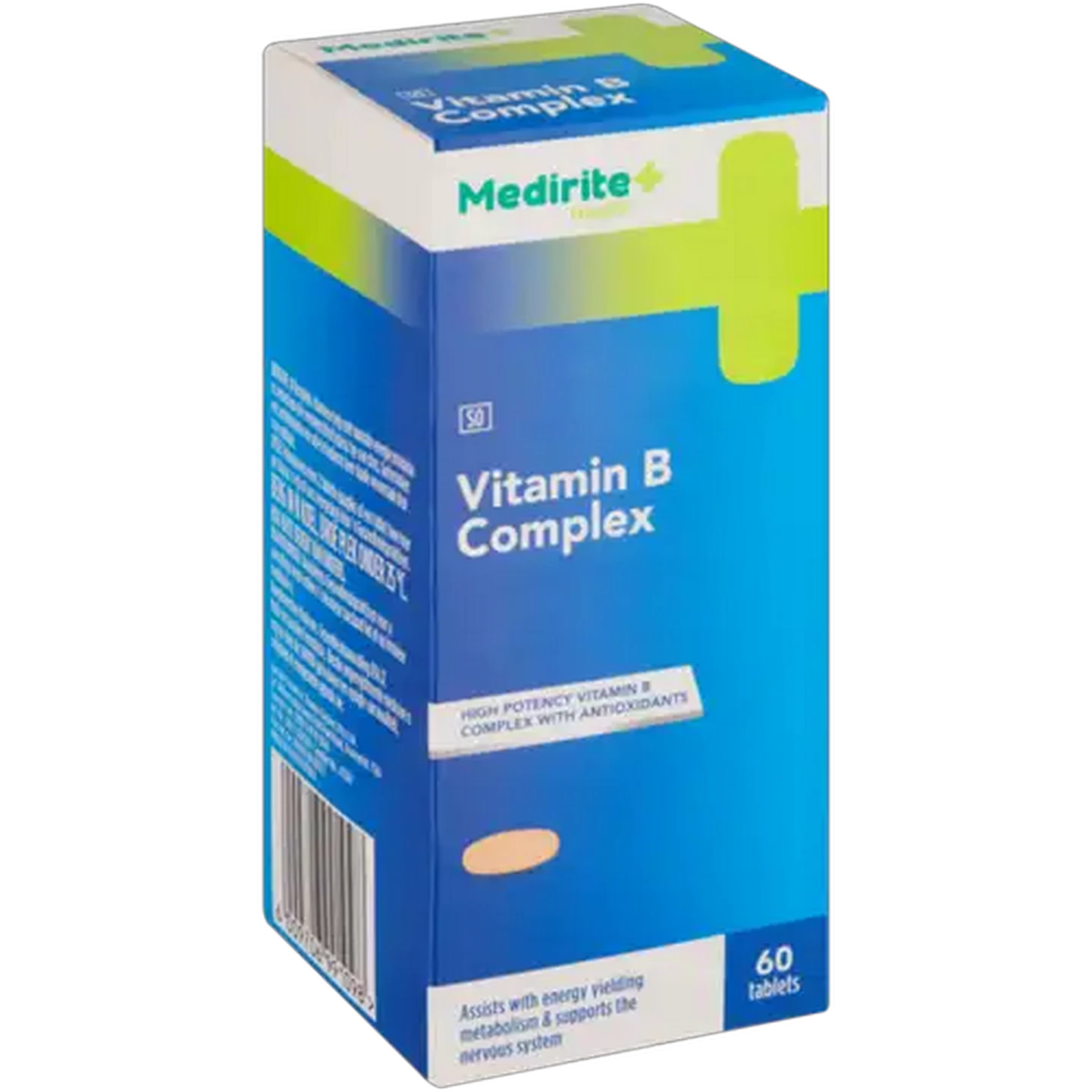 Image of Medirite Pharmacy Vitamin B Complex Tablets 60 Pack
