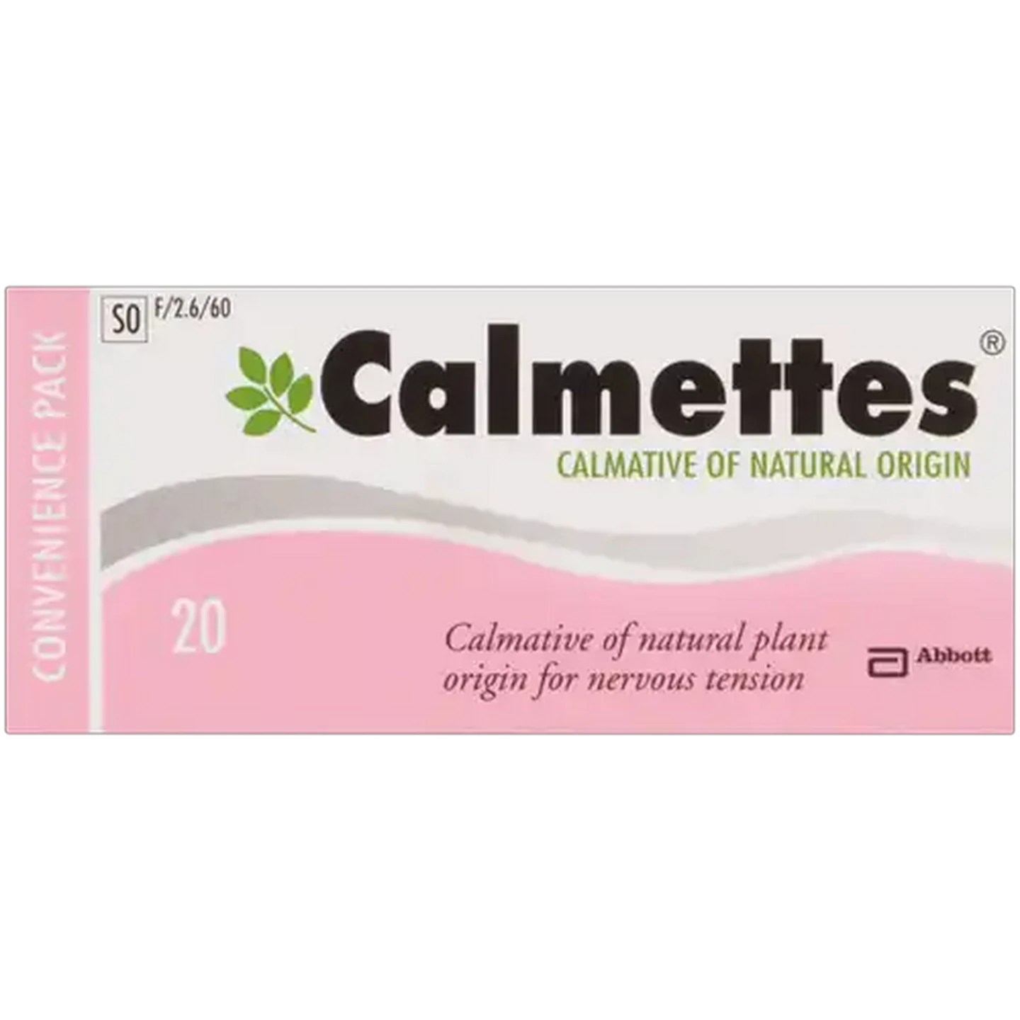 Image of Calmettes Nervous Tension & Anxiety Tablets 20 Pack