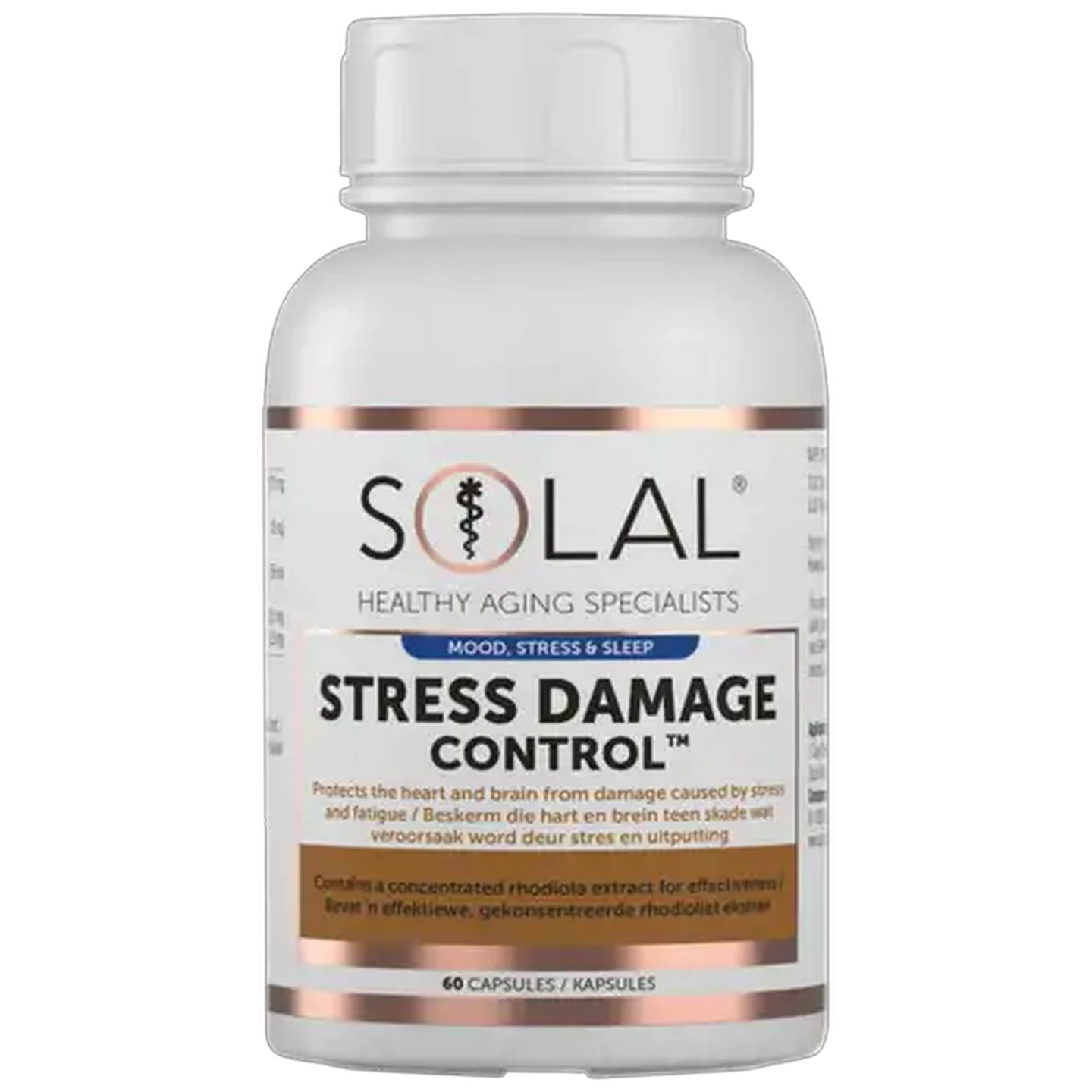 Image of Solal Stress Damage Control Supplement Tablets 60 Pack