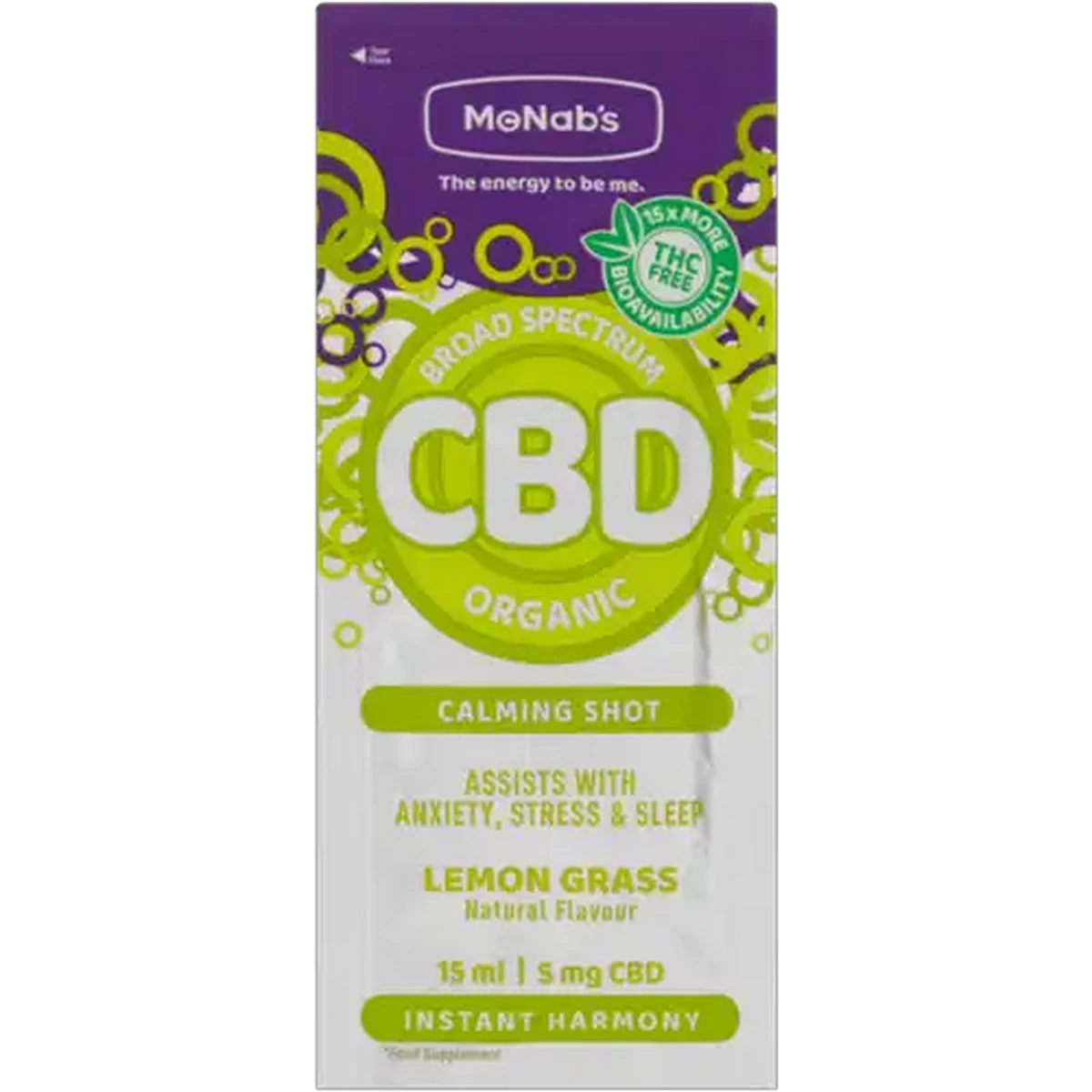 Checkers Sixty60 | McNab's CBD Calming Shot 15ml