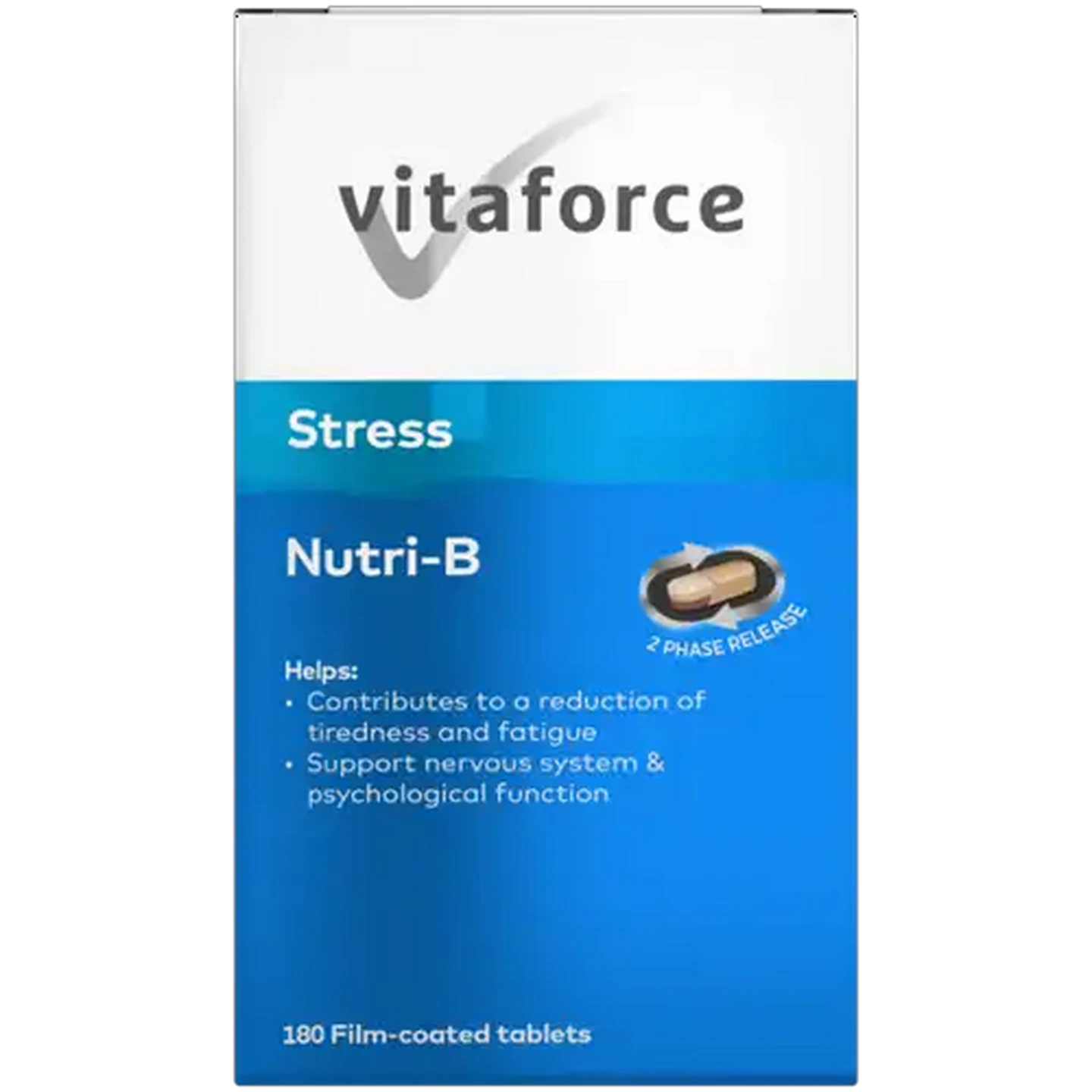 Image of Vitaforce Nutri-B Stress Vitamin Tablets 180 Pack