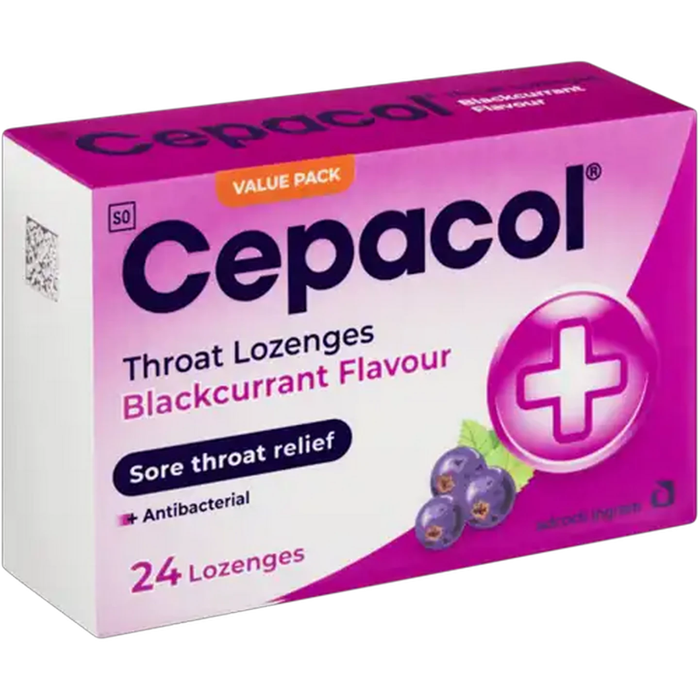 Image of Cepacol Blackcurrant Flavour Throat Lozenges 24 Pack