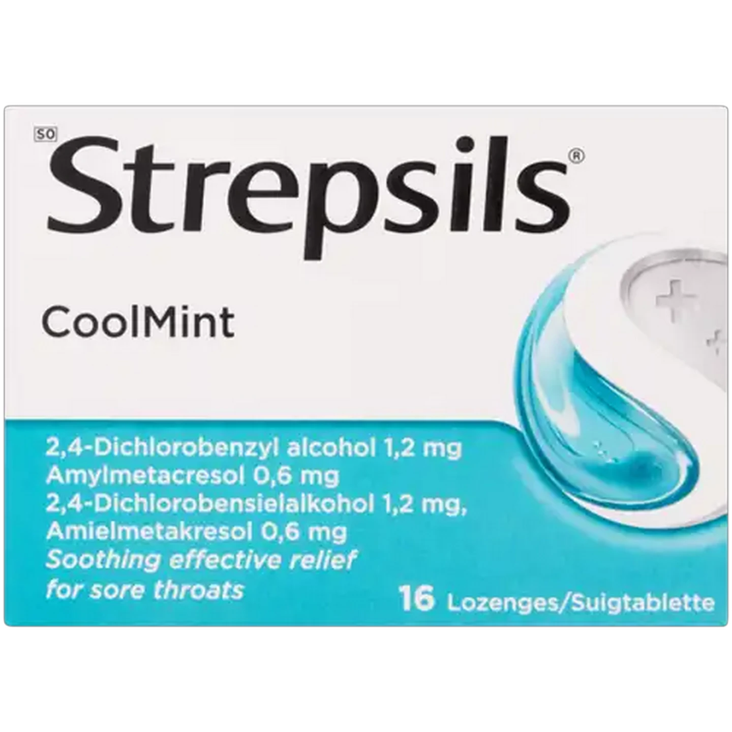 Image of Strepsils CoolMint Lozenges 16 Pack