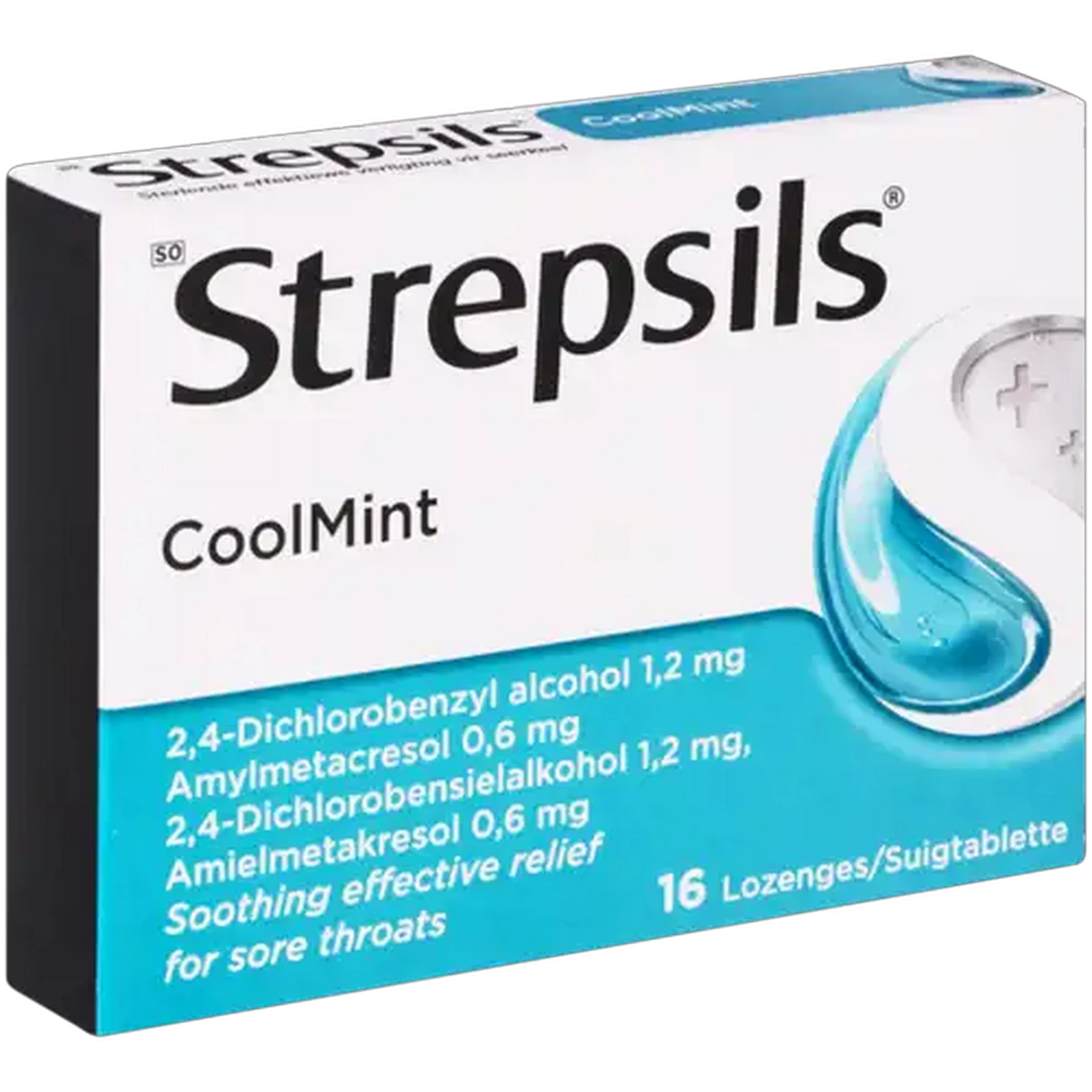 Image of Strepsils CoolMint Lozenges 16 Pack