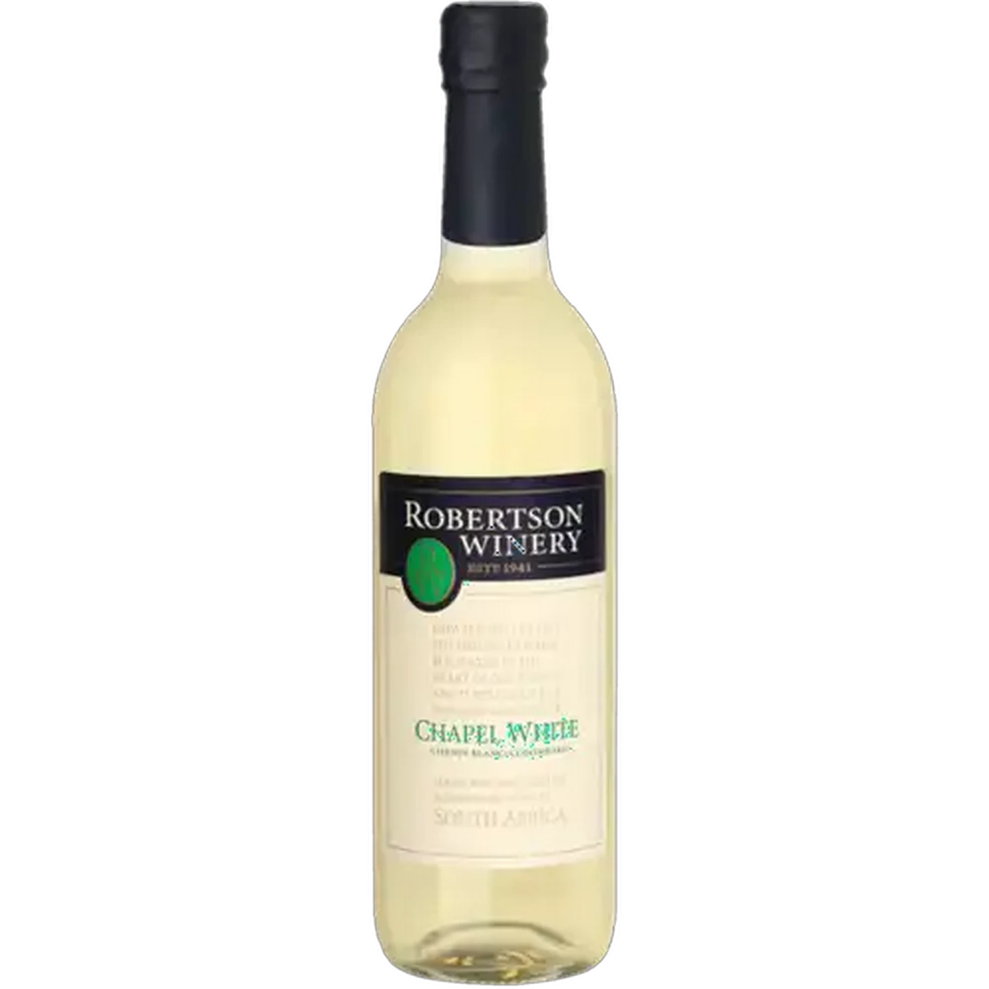 Image of Robertson Winery Chapel White Wine Bottle 500ml