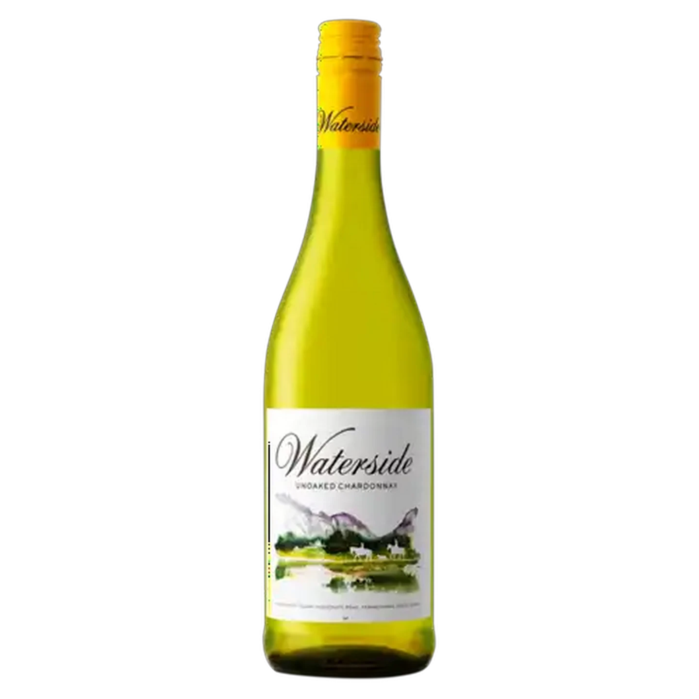 Image of Waterside Unoaked Chardonnay White Wine Bottle 750ml