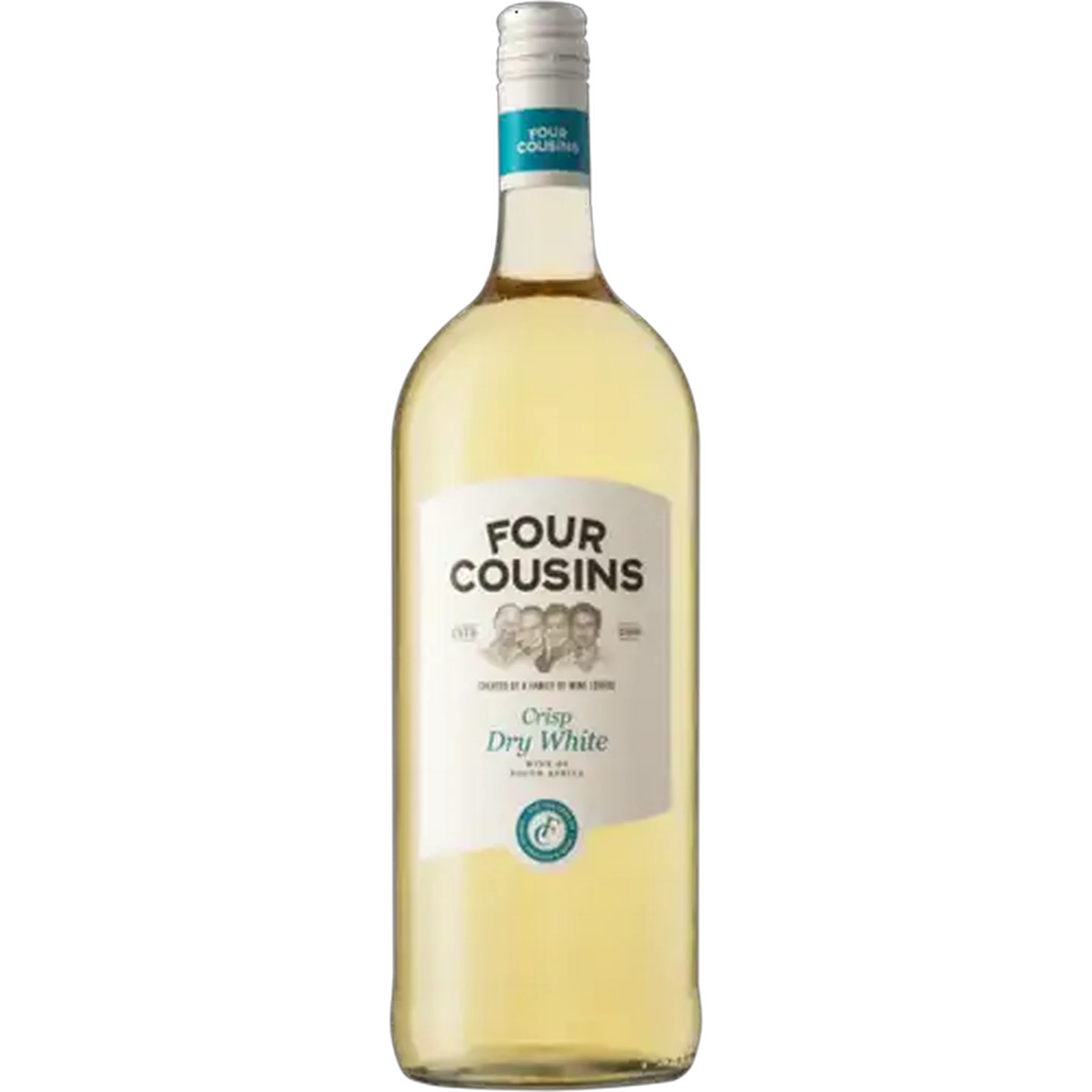 Image of Four Cousins Dry White Wine Bottle 1.5L