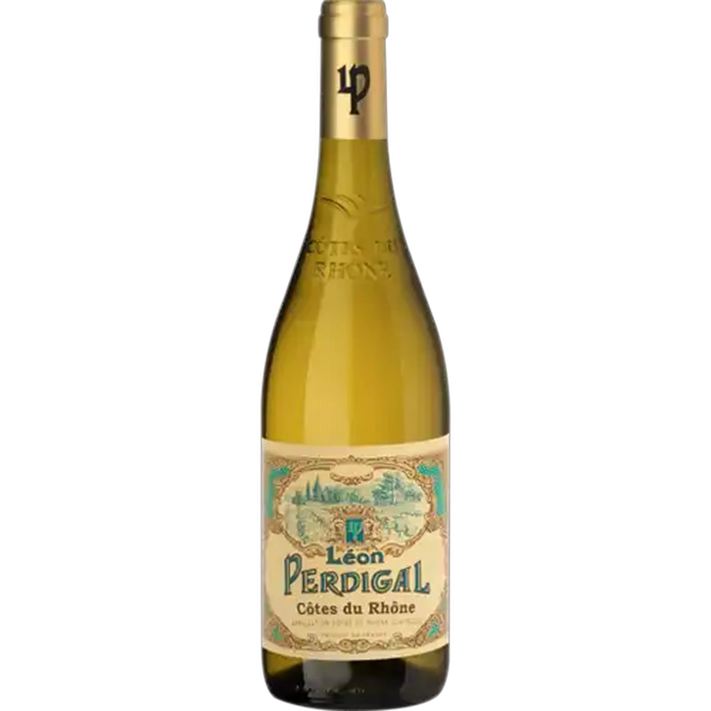 Image of Léon Perdigal Côtes Du Rhône White Wine 750ml Bottle