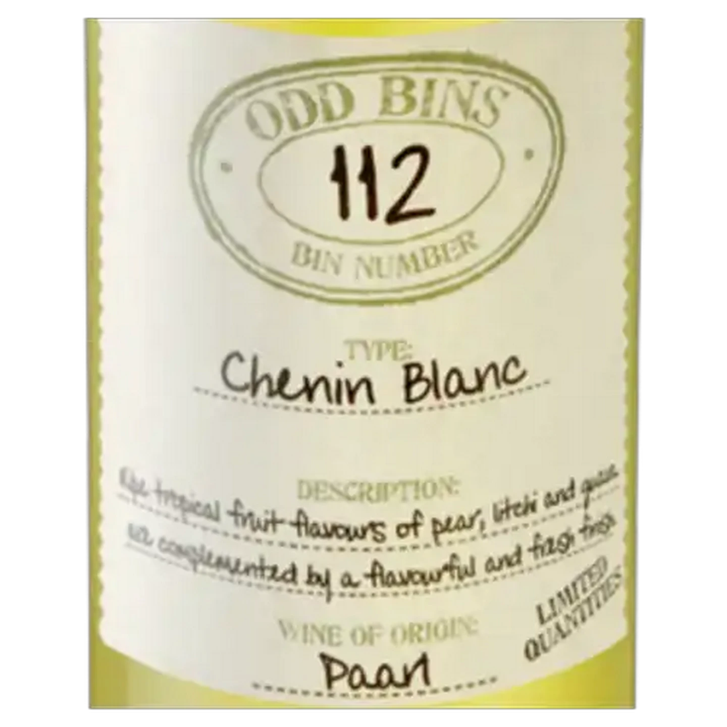 Image of Odd Bins 112 Chenin Blanc White Wine 750ml