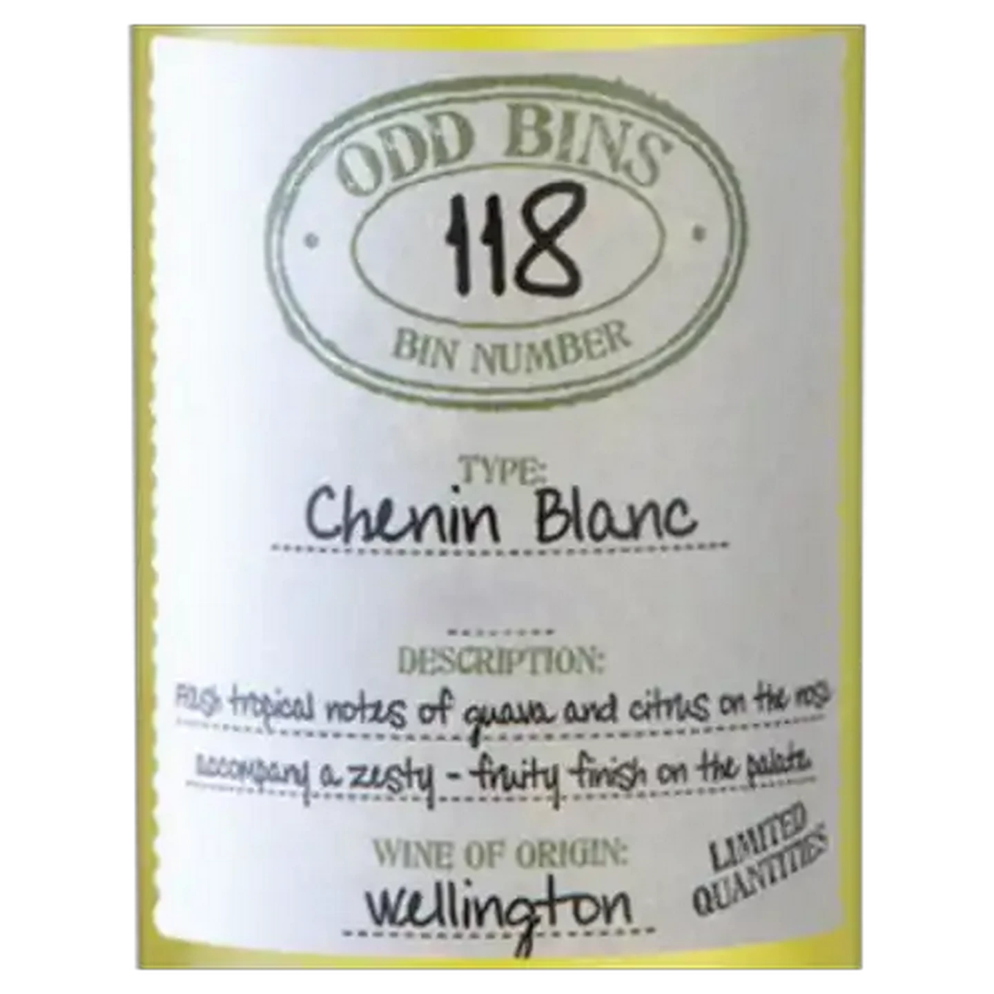 Image of Odd Bins 118 Chenin Blanc White Wine 750ml