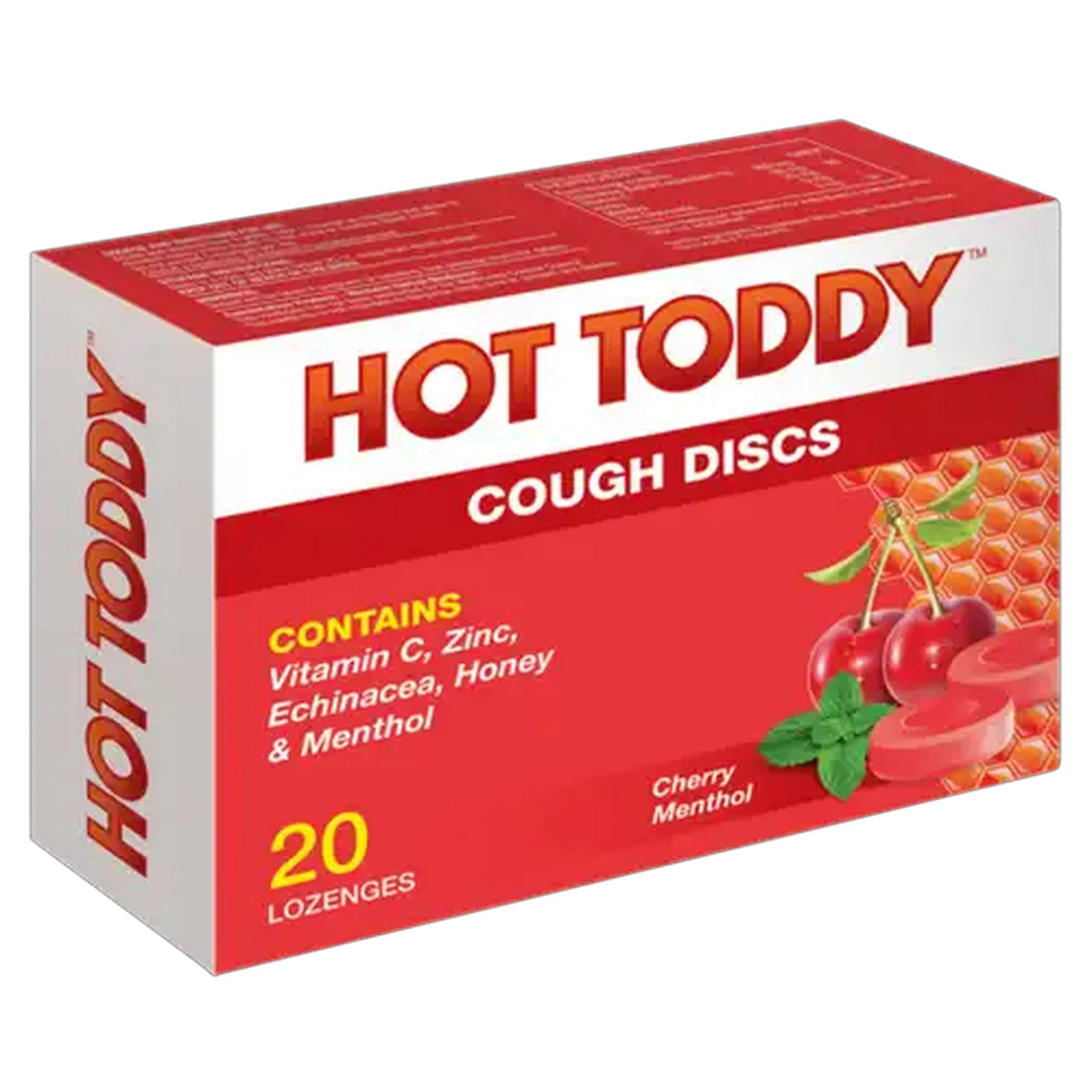 Image of Hot Toddy Cough Discs Lozenges 20 Pack