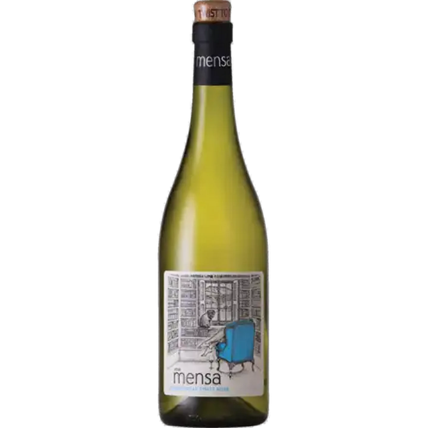 Image of Mensa Chardonnay Pinot Noir White Wine Blend Bottle 750ml