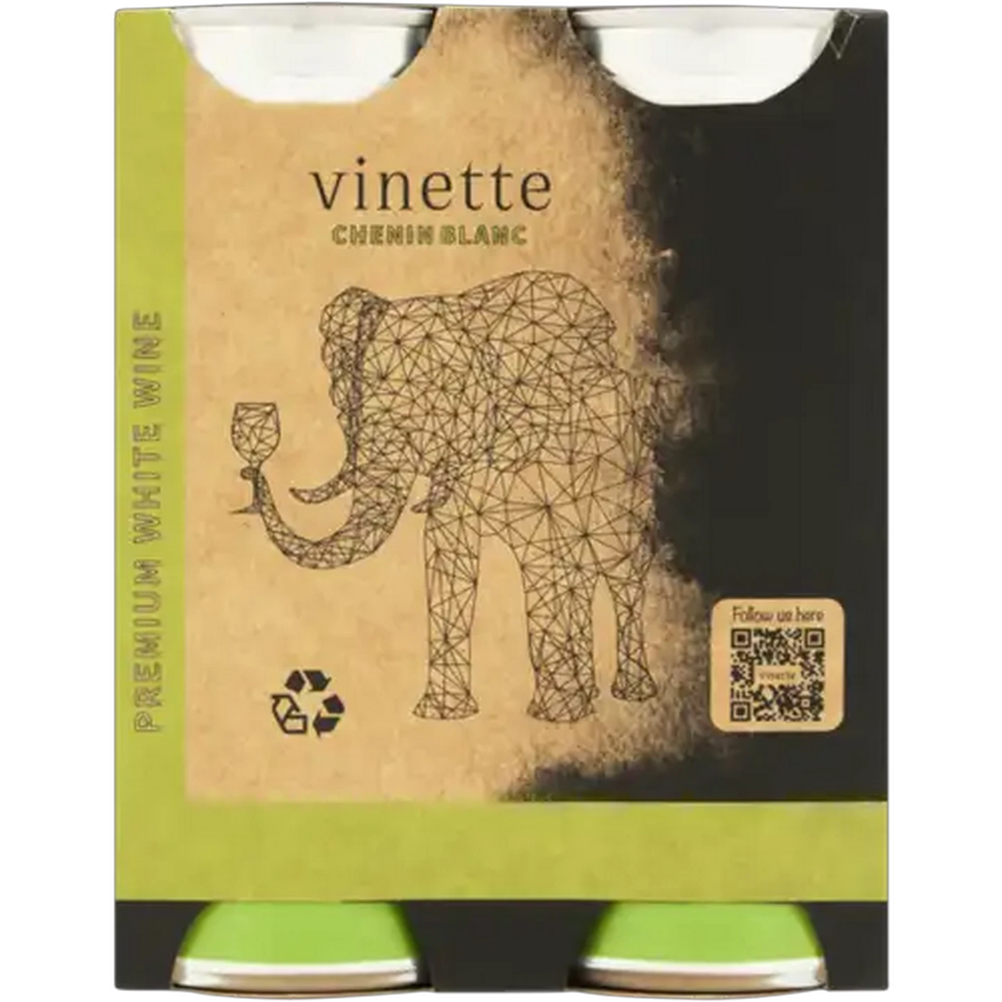 Image of Vinette Chenin Blanc White Wine Cans 4 x 250ml