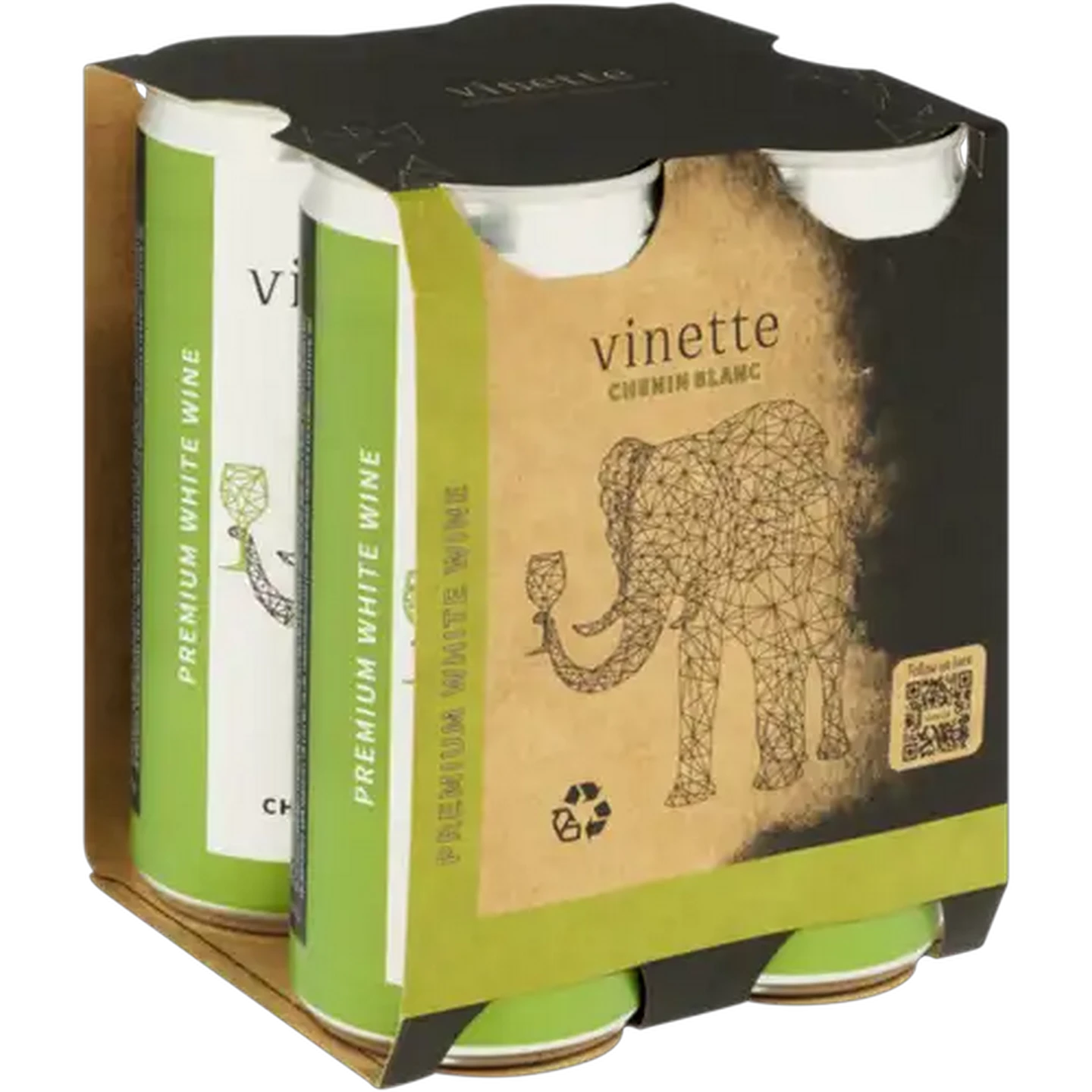 Image of Vinette Chenin Blanc White Wine Cans 4 x 250ml