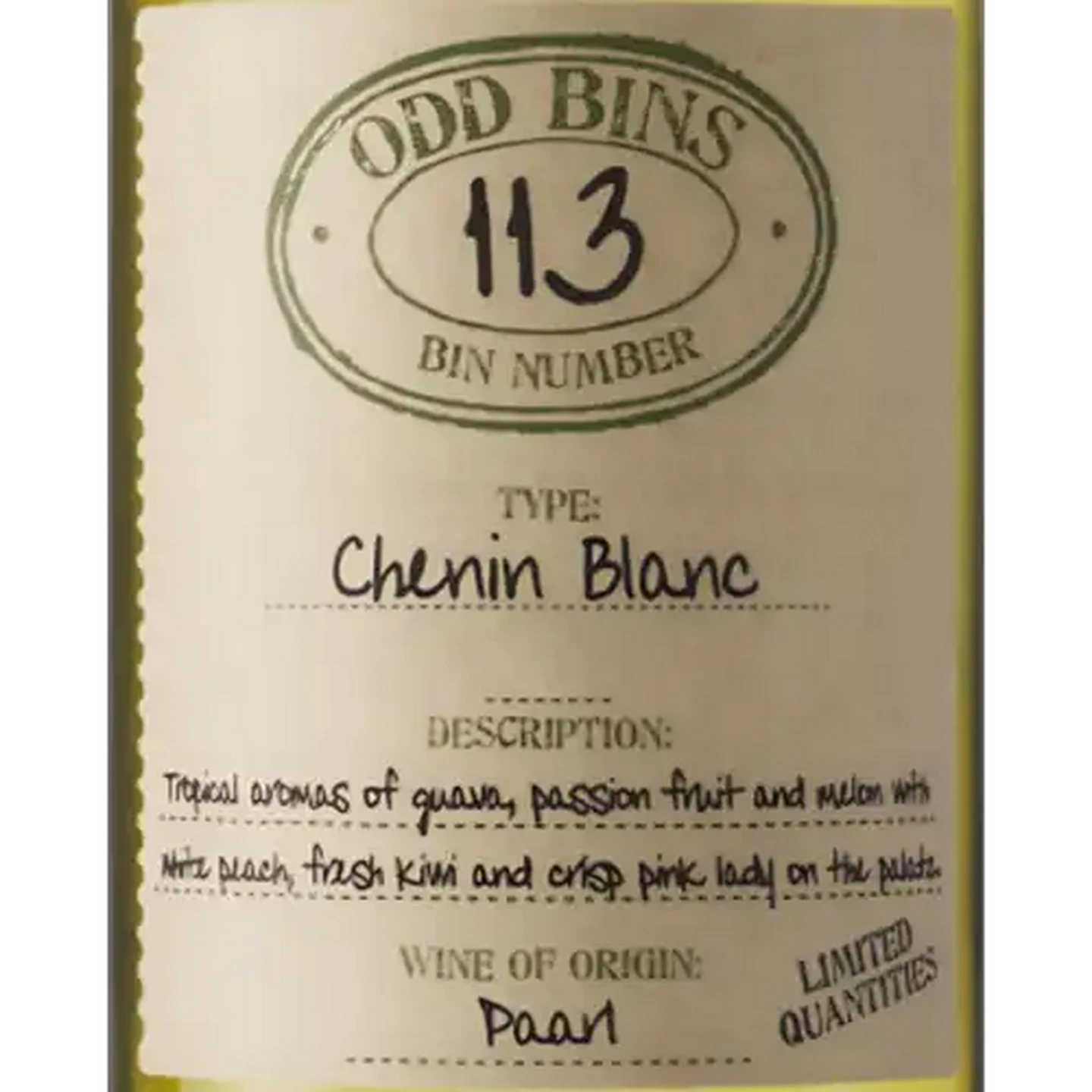 Image of Odd Bins 113 Chenin Blanc White Wine 750ml