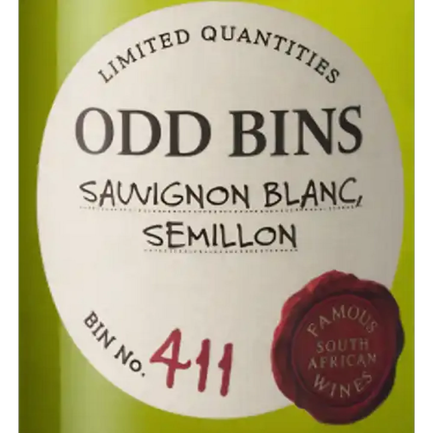 Image of Odd Bins 411 Sauvignon Blanc-Sémillon White Wine Blend 750ml