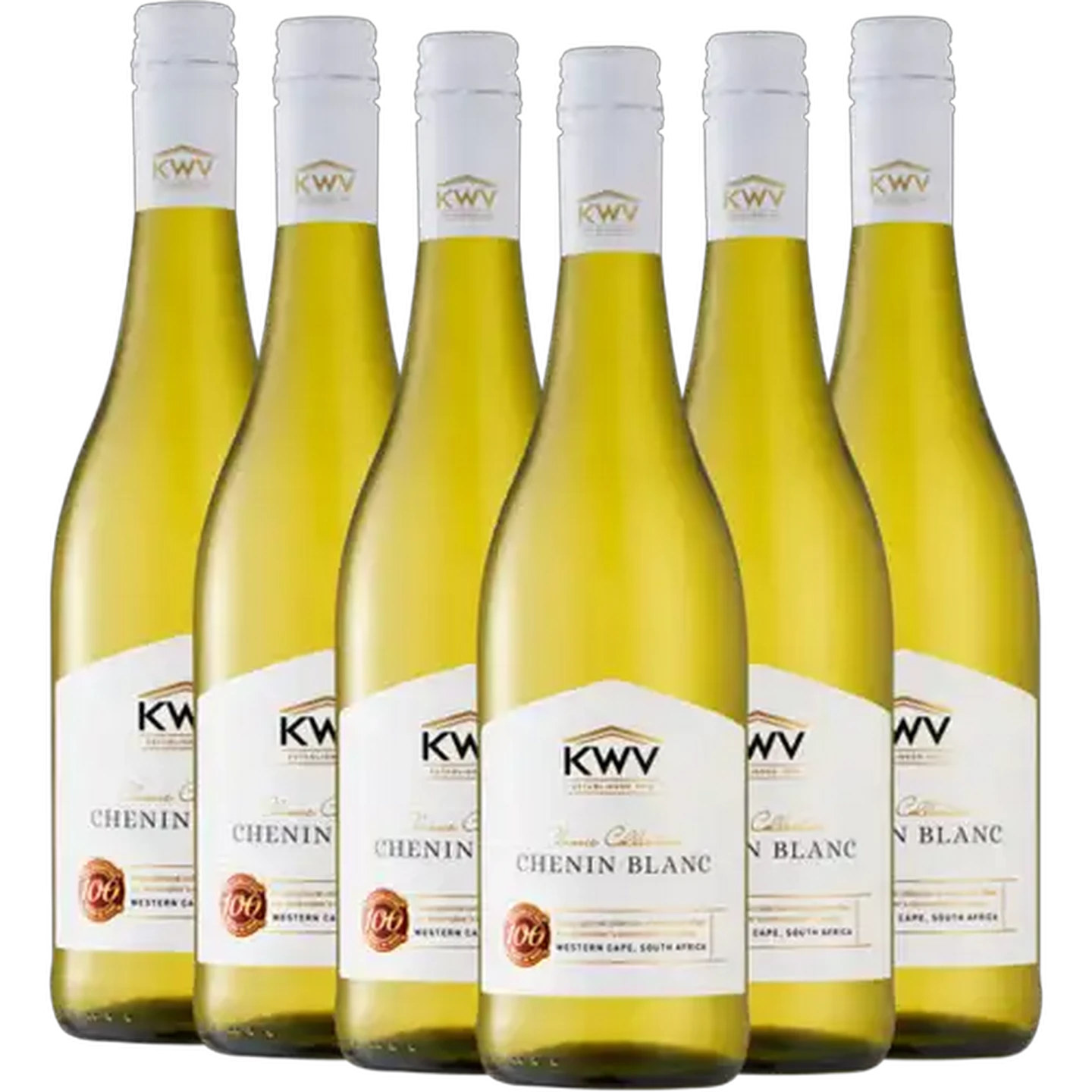 Image of KWV Chenin Blanc White Wine Bottles 6 x 750ml