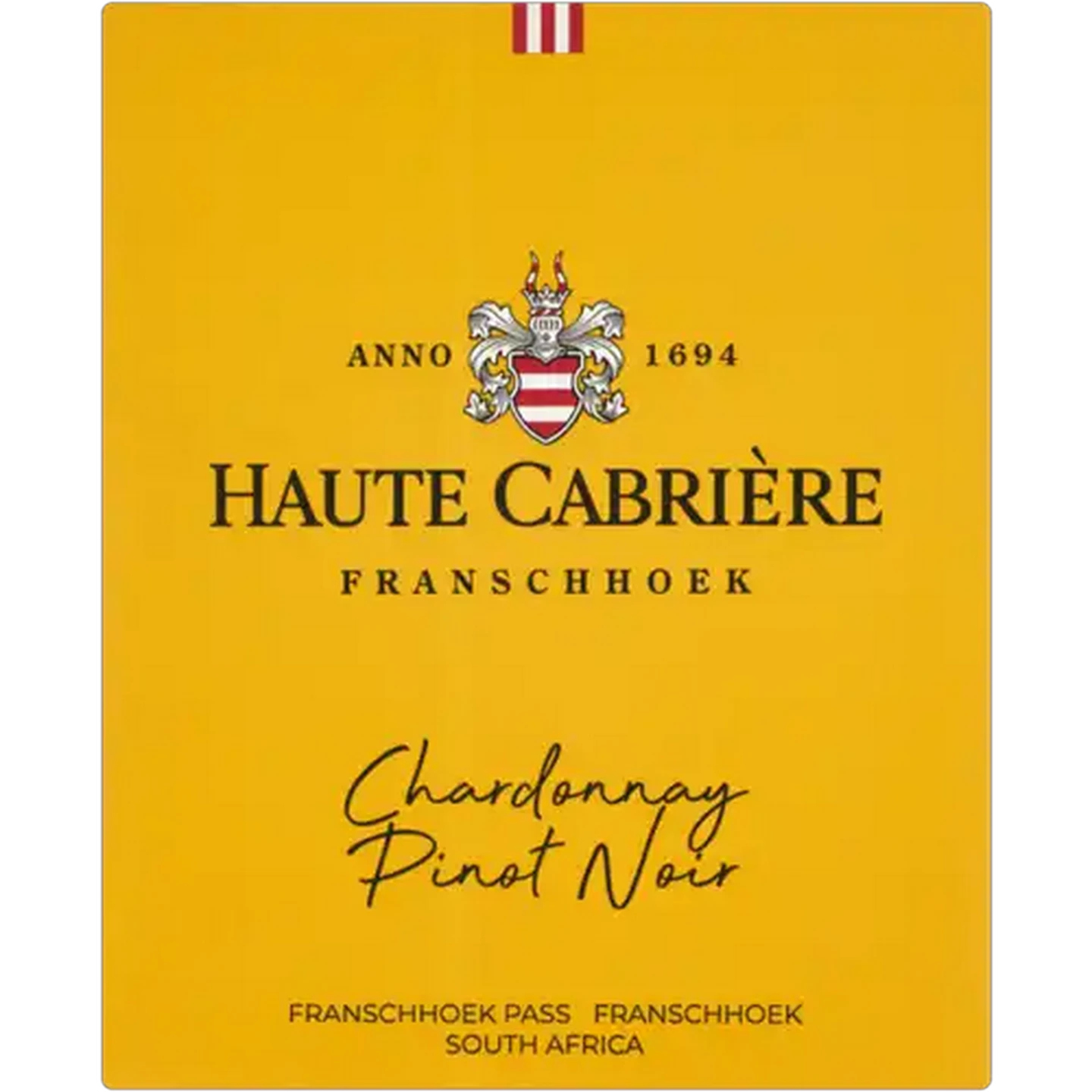 Image of Haute Cabrière Chardonnay Pinot Noir White Wine Bottles 6 x 750ml
