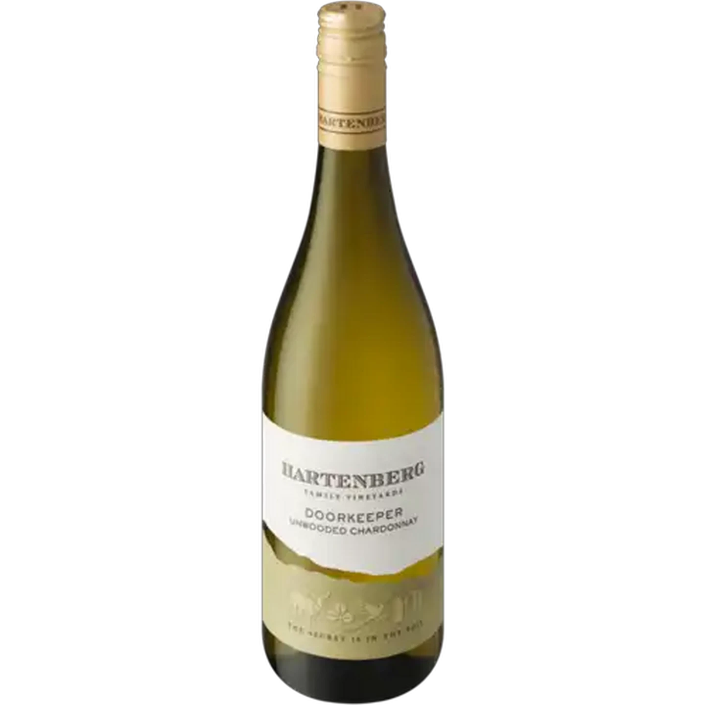 Image of Hartenberg Doorkeeper Unwooded Chardonnay White Wine Bottle 750ml