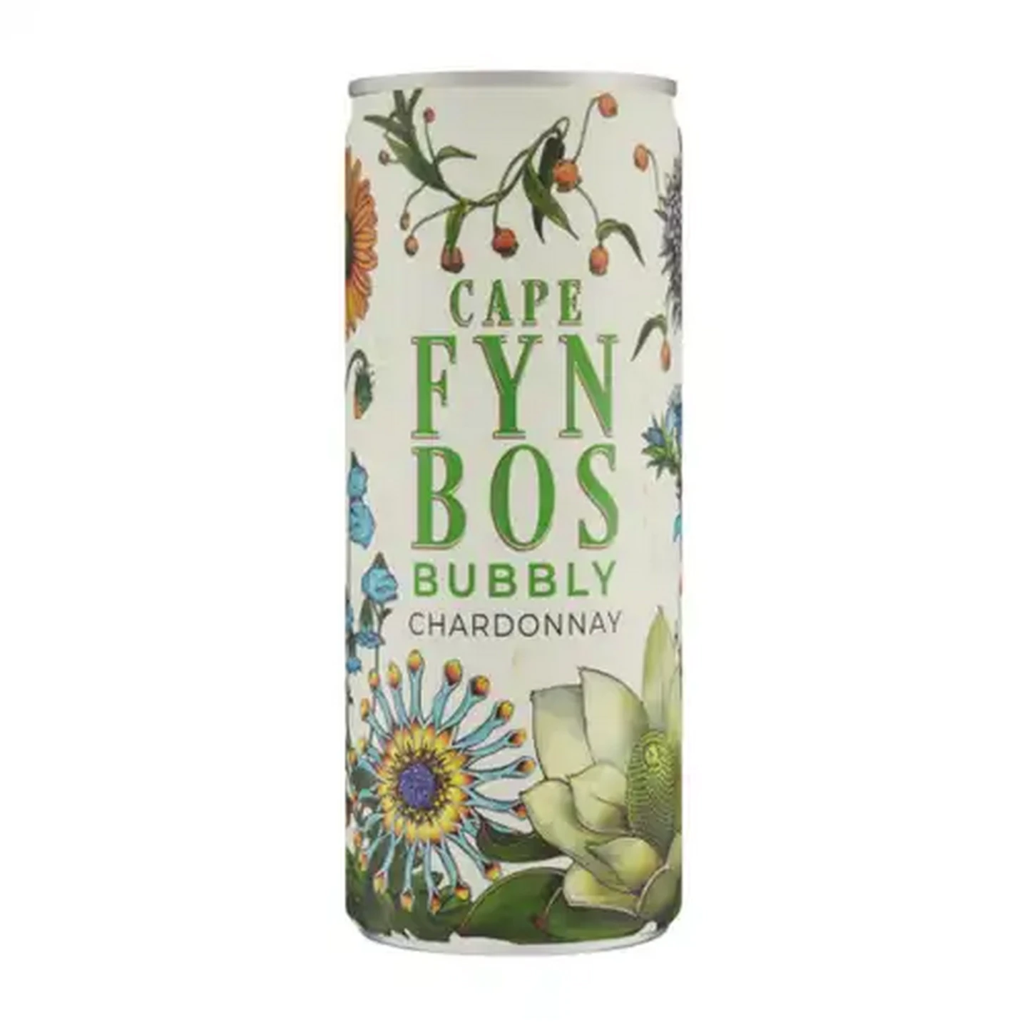 Image of Cape Fynbos Bubbly Chardonnay White Wine Can 250ml