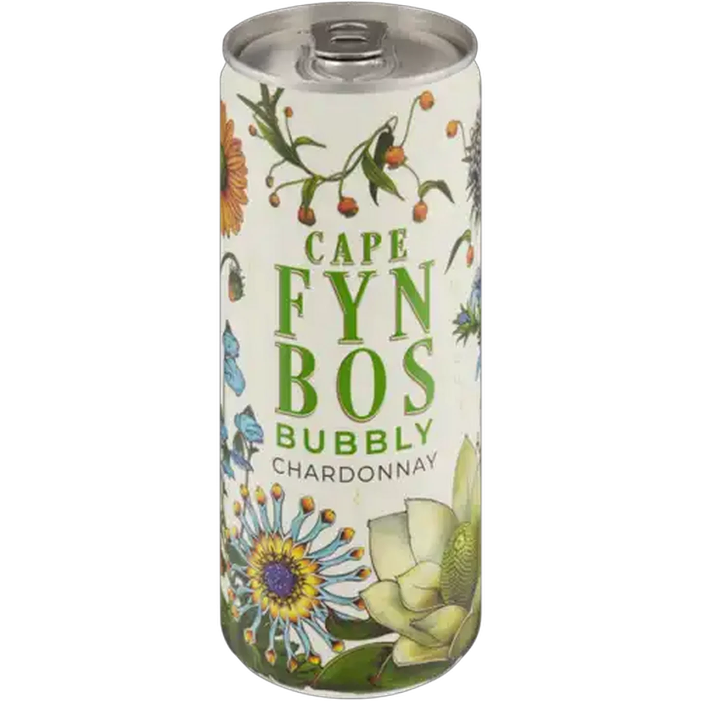 Image of Cape Fynbos Bubbly Chardonnay White Wine Can 250ml