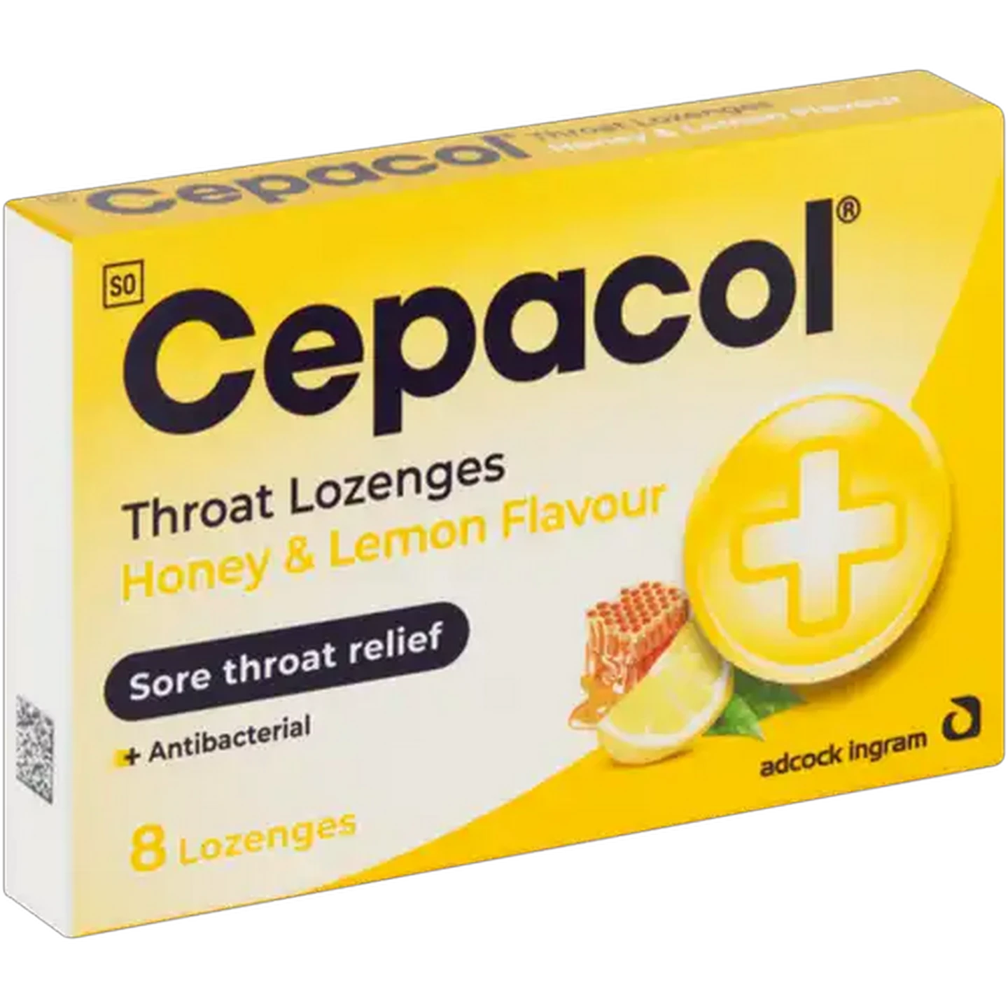Image of Cepacol Honey & Lemon Flavour Throat Lozenges 8 Pack