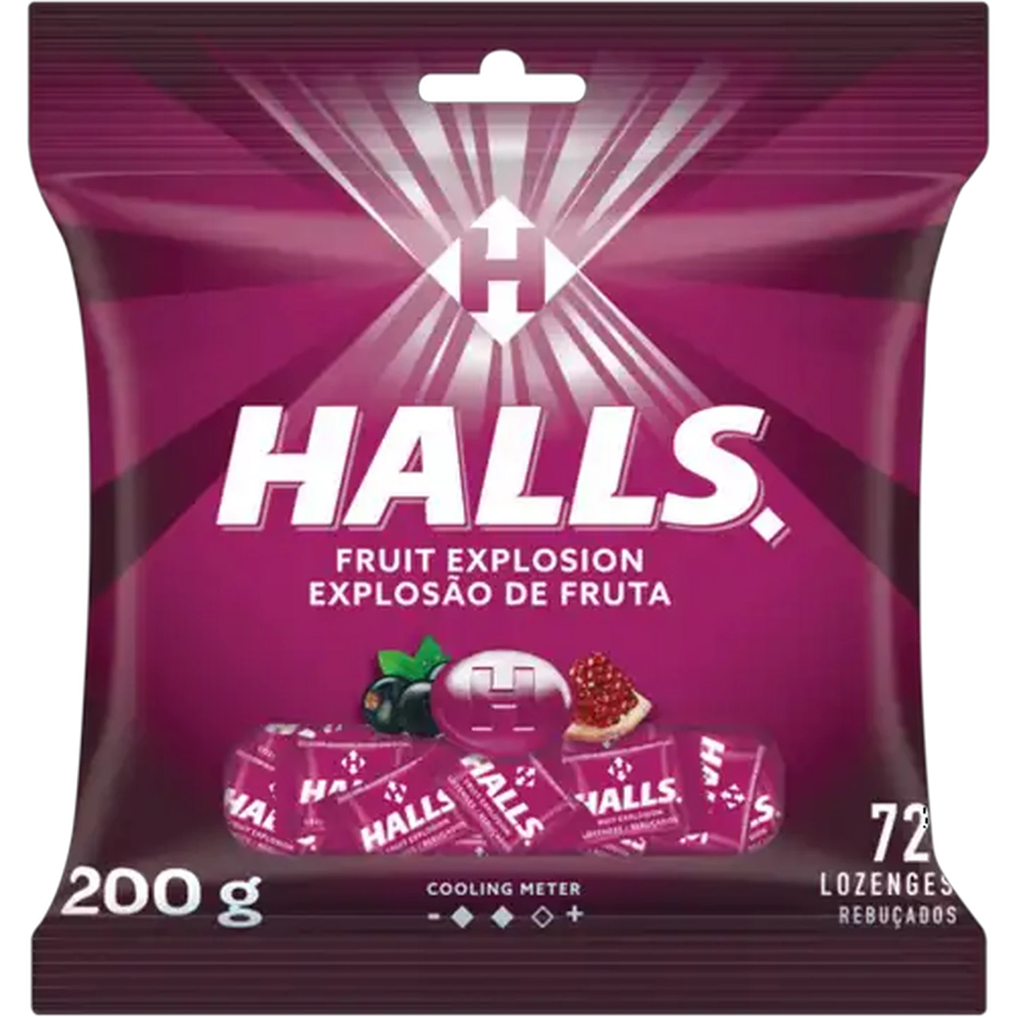 Image of HALLS Fruit Explosion Lozenges 72 Pack