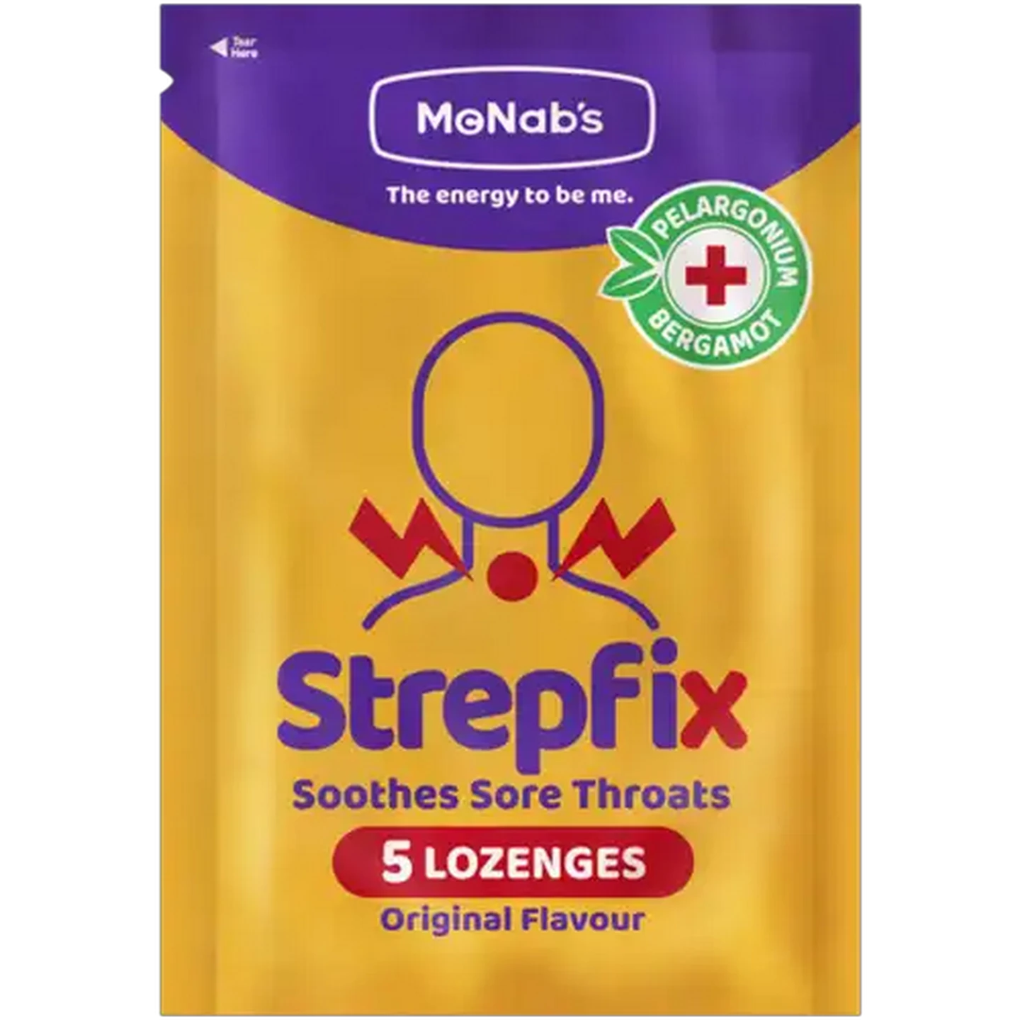 Image of McNab's Original Flavour Strepfix Lozenges 5 Pack