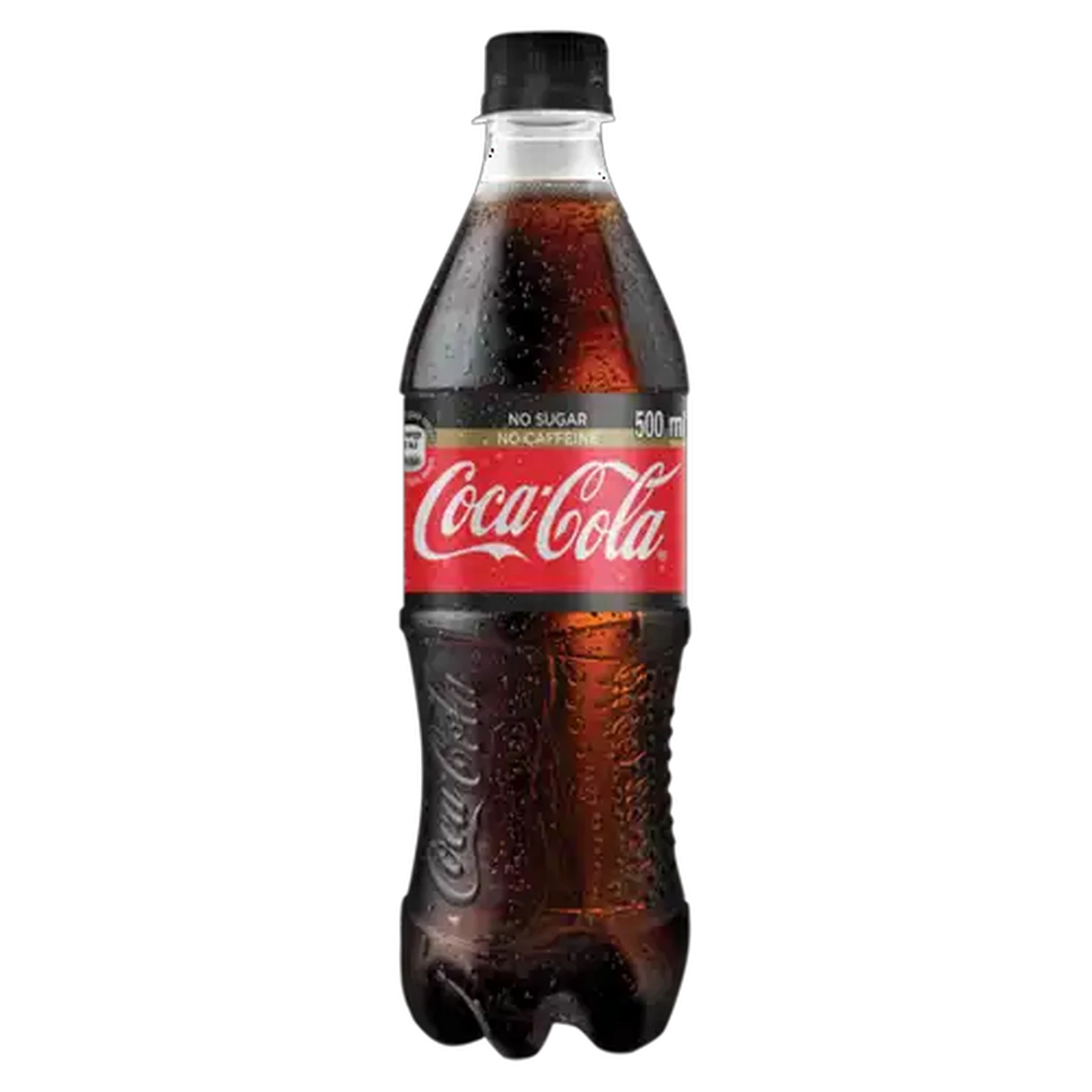 Image of Coca-Cola No Sugar No Caffeine Soft Drink Bottle 500ml