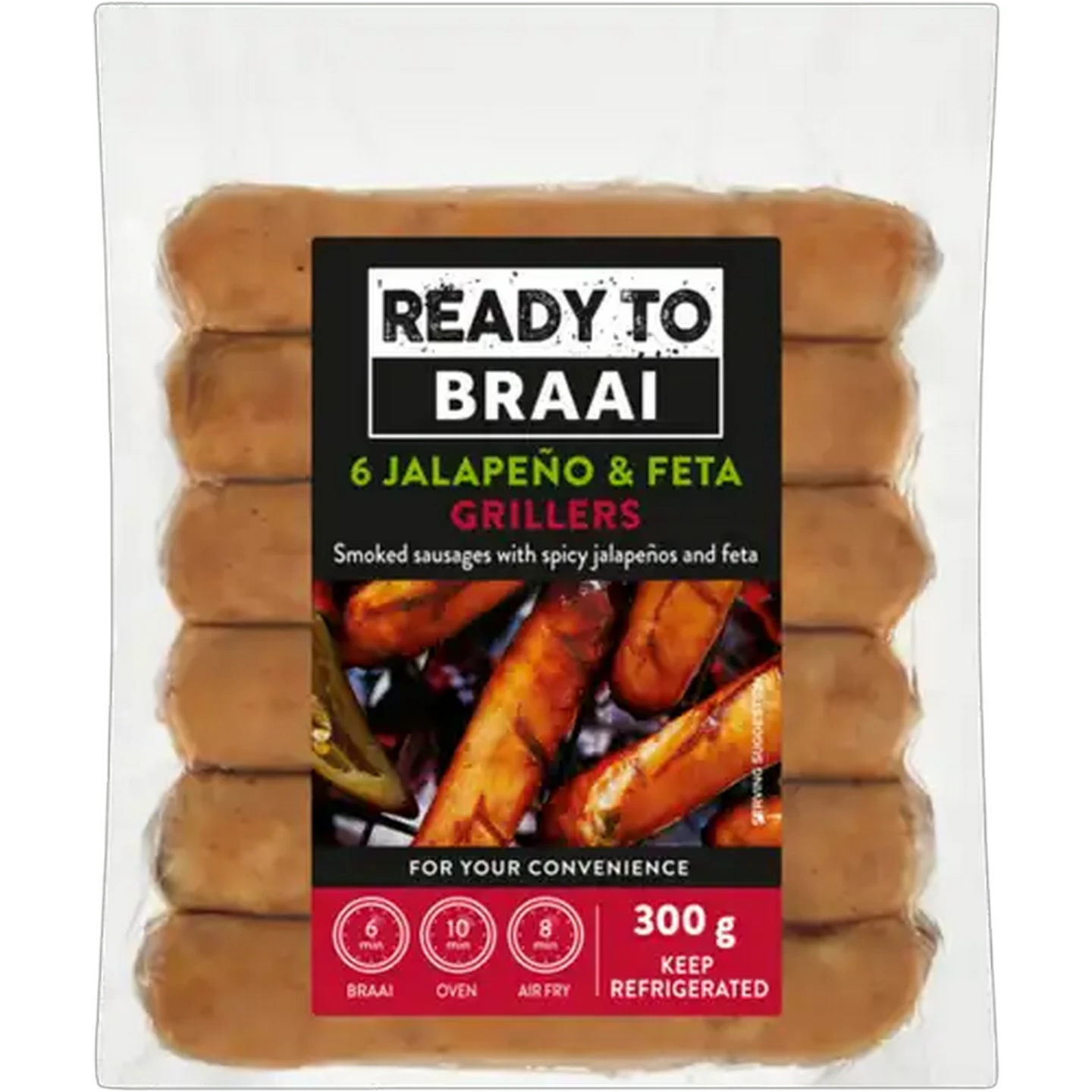 Image of Ready To Braai Jalapeño and Feta Grillers 6 Pack