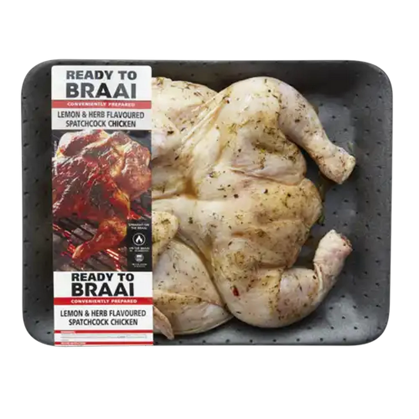 Image of Ready To Braai Lemon & Herb Marinated Spatchcock Chicken Per kg