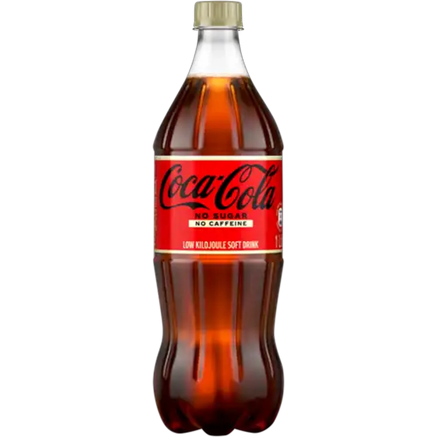 Image of Coca-Cola No Sugar No Caffeine Soft Drink Bottle 1L