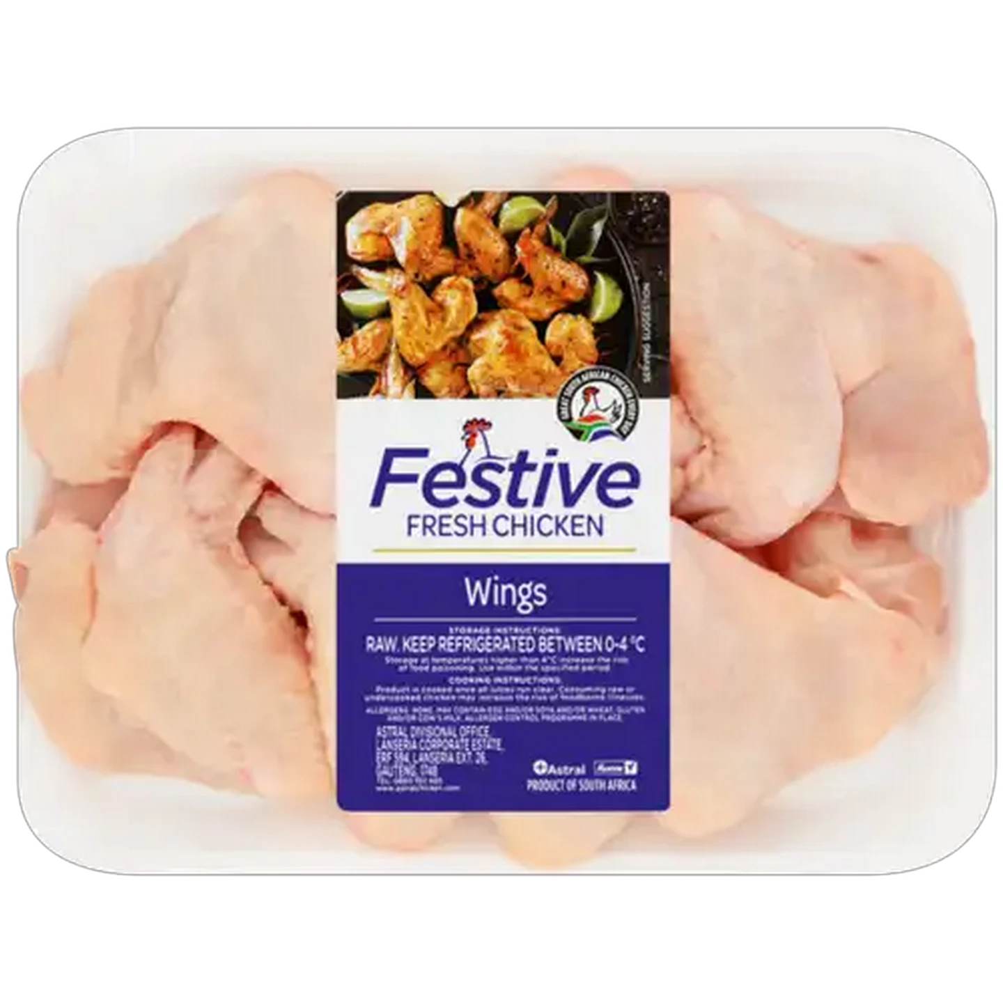 Image of Festive Fresh Chicken Wings Per kg