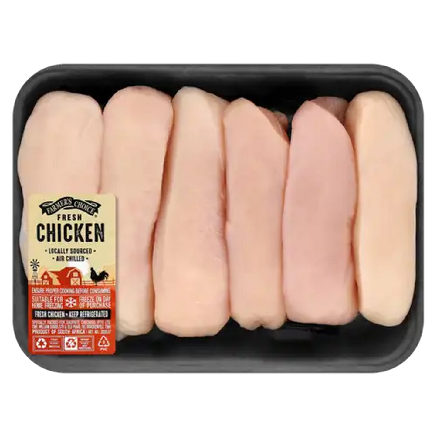 Image of Farmer's Choice Fresh 6 Piece Chicken Fillets (700g - 1000g)