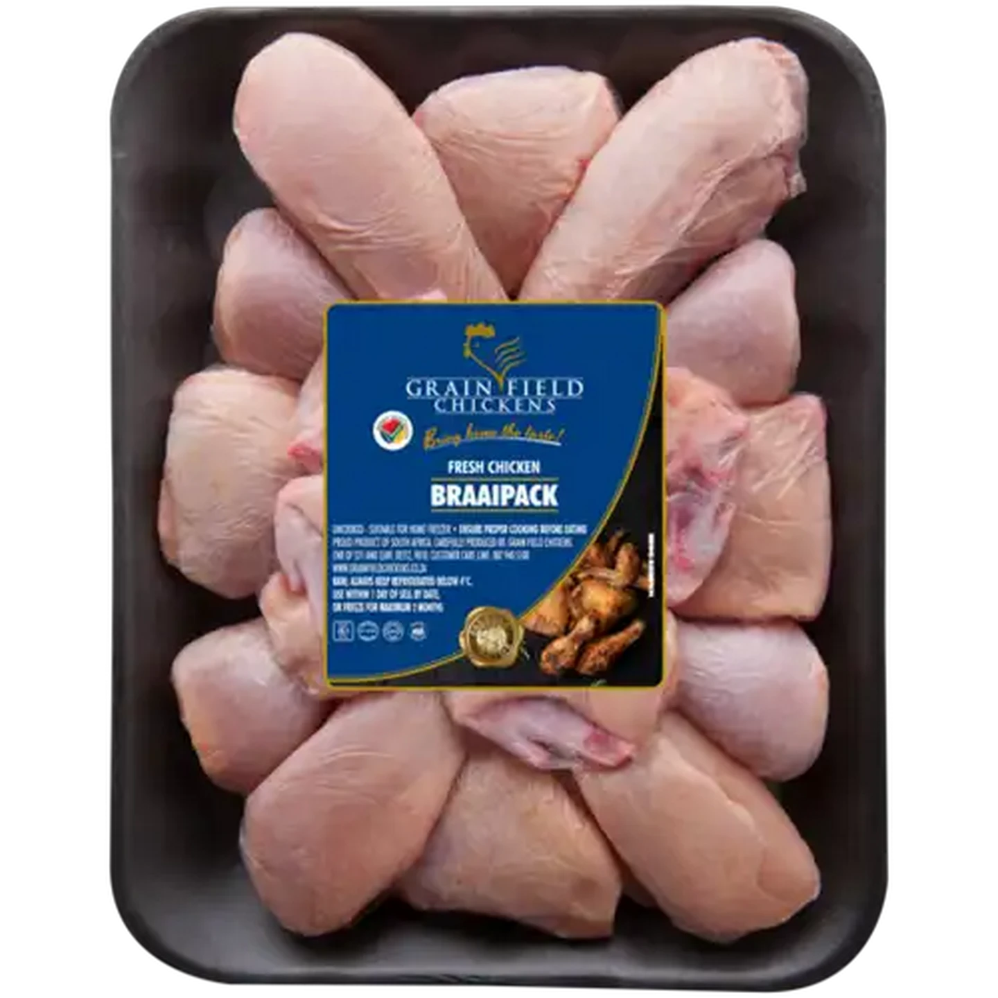 Image of Grain Field Chickens Fresh Chicken Braaipack Per kg