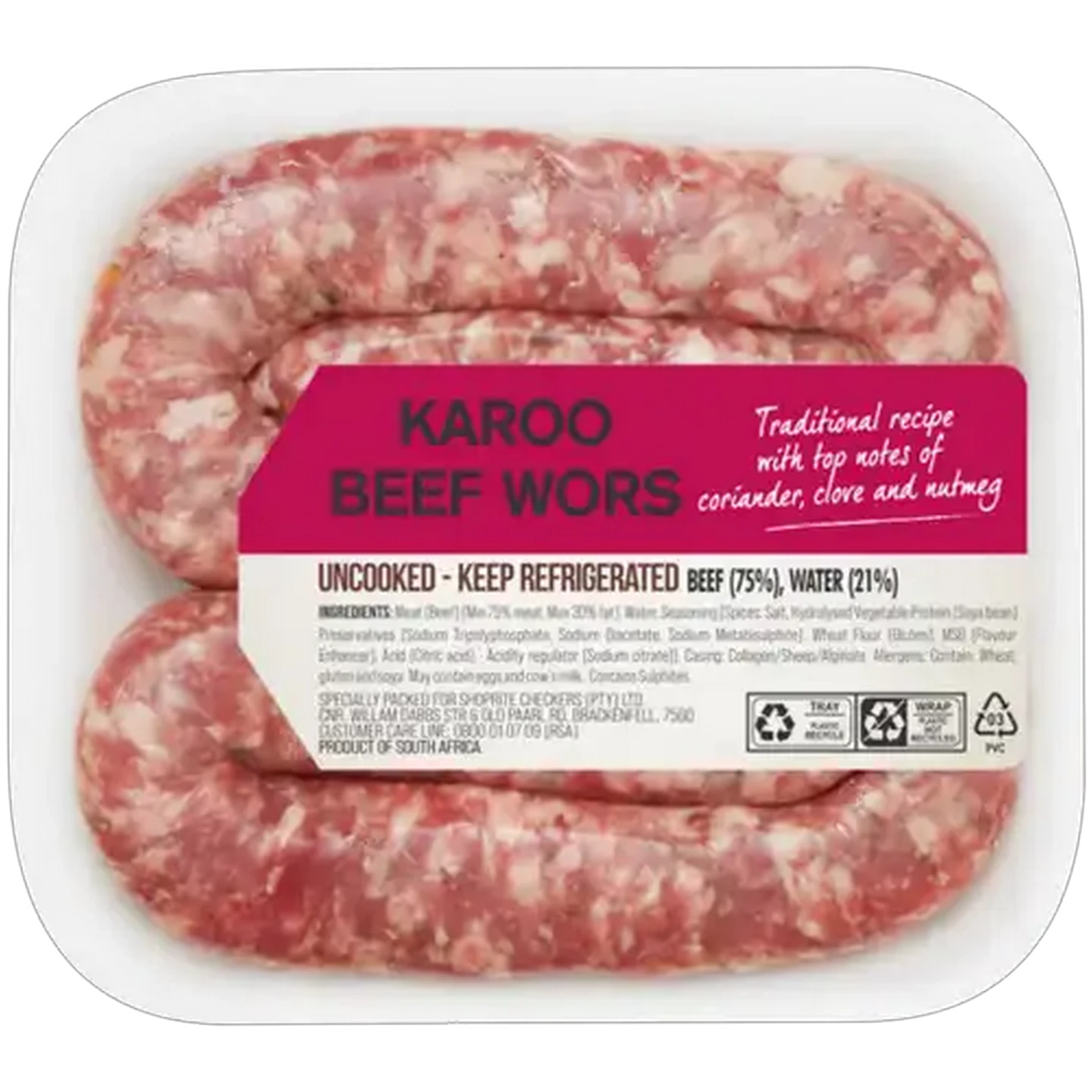 Image of Karoo Mini Beef Wors Per KG