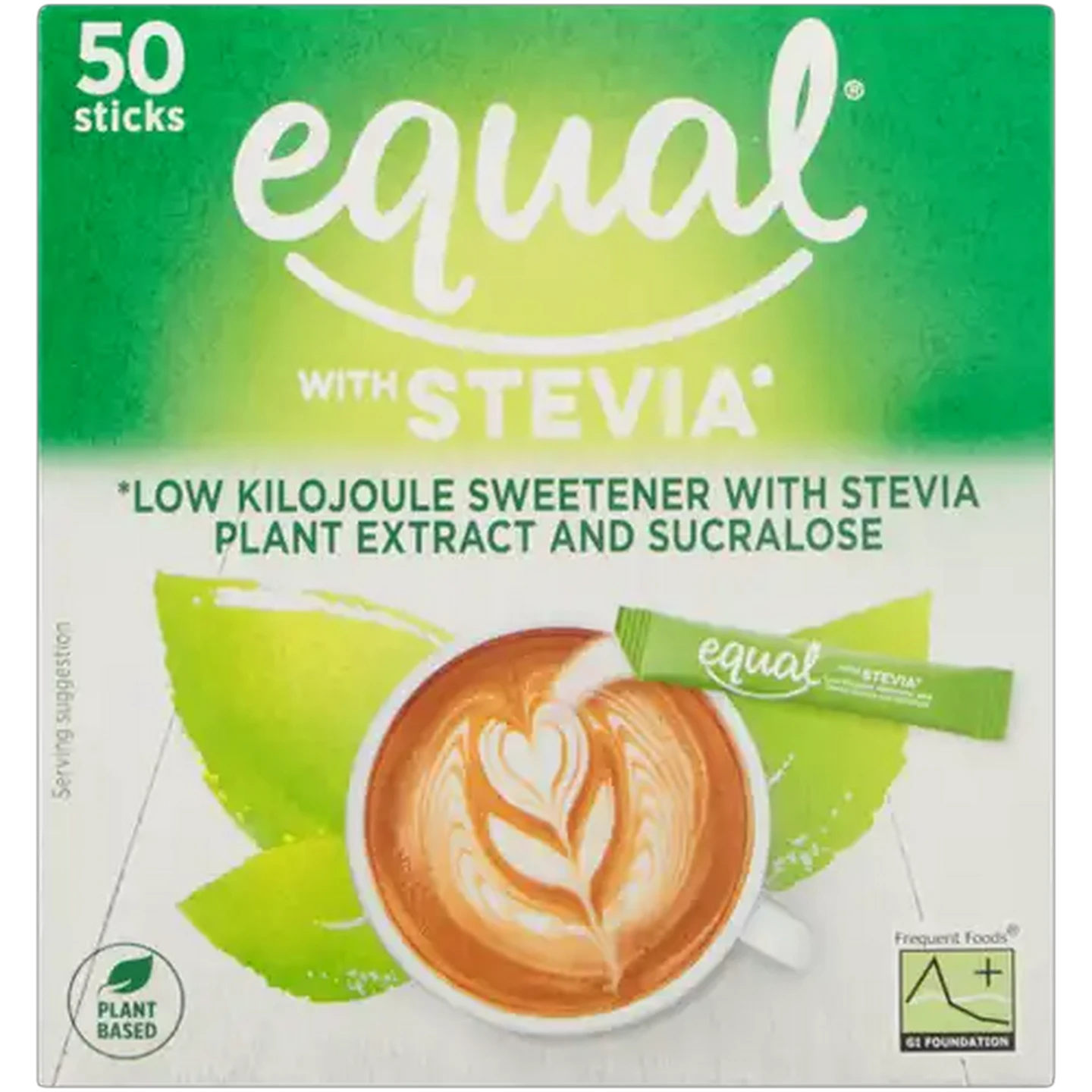 Image of Equal Low Kilojoule Sweetener with Stevia Sticks 50 Pack