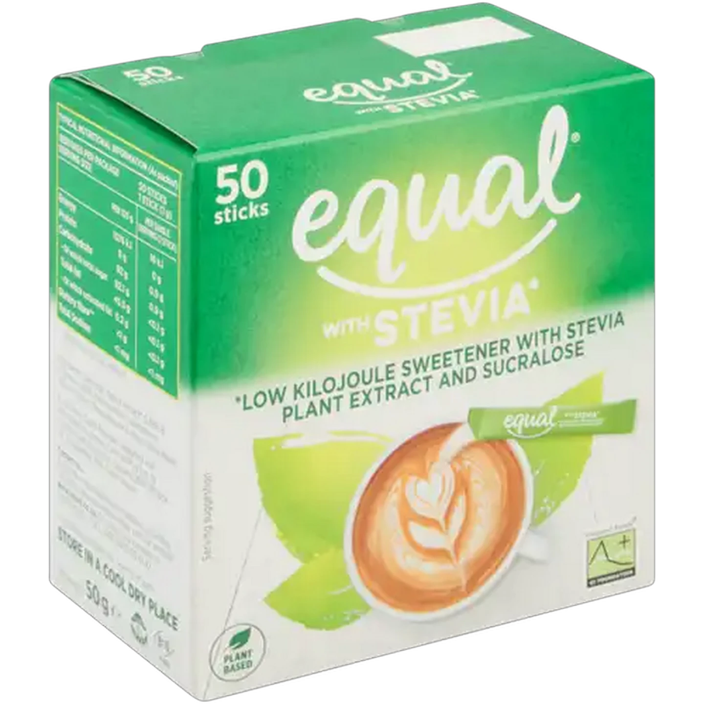 Image of Equal Low Kilojoule Sweetener with Stevia Sticks 50 Pack