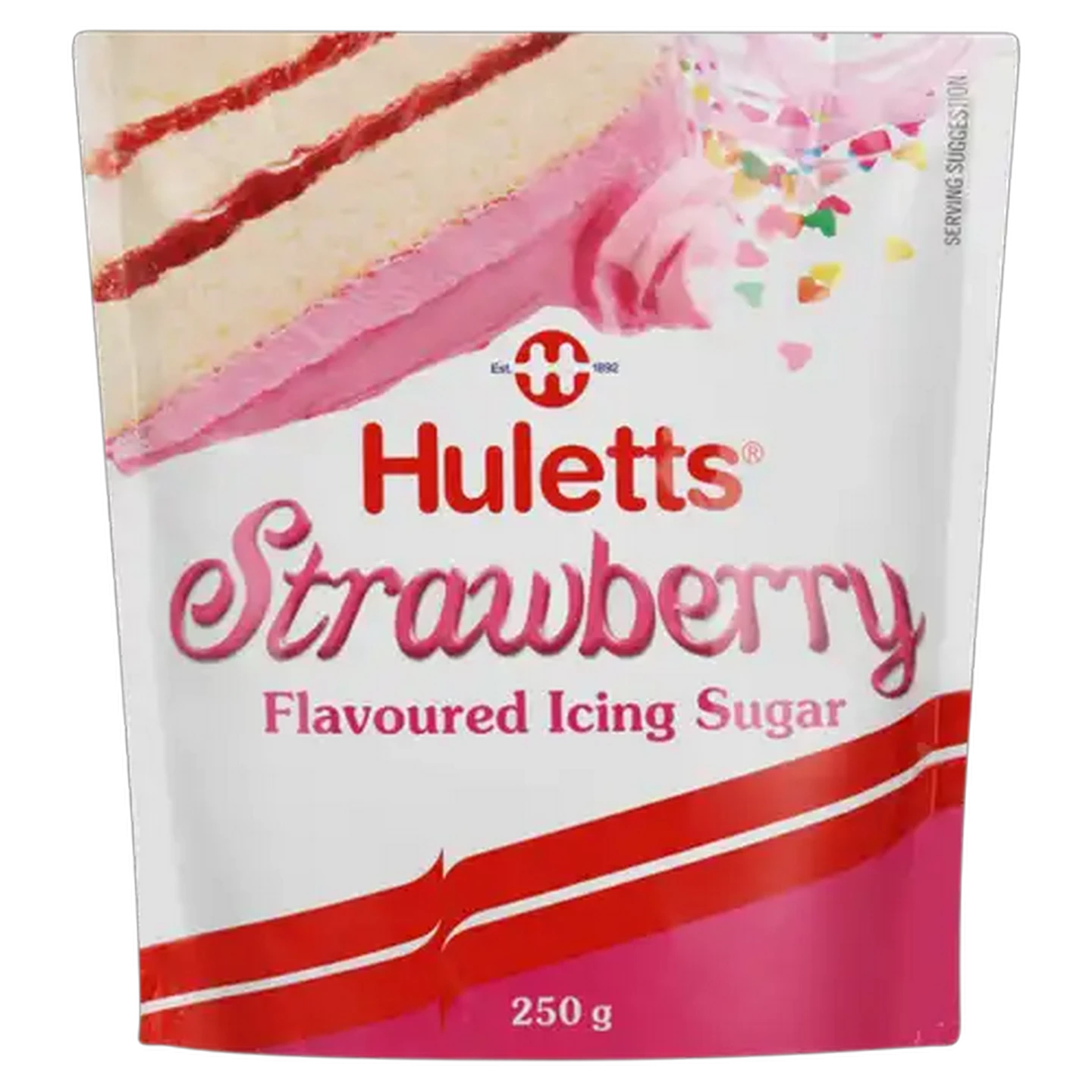 Image of Huletts Strawberry Flavoured Icing Sugar Pouch 250g