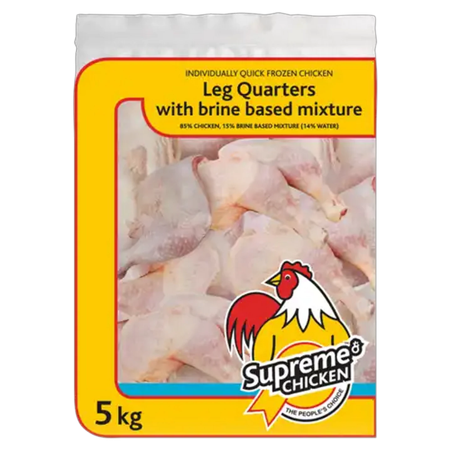 Image of Supreme Chicken Frozen Leg Quarters With Brine Mixture 5kg